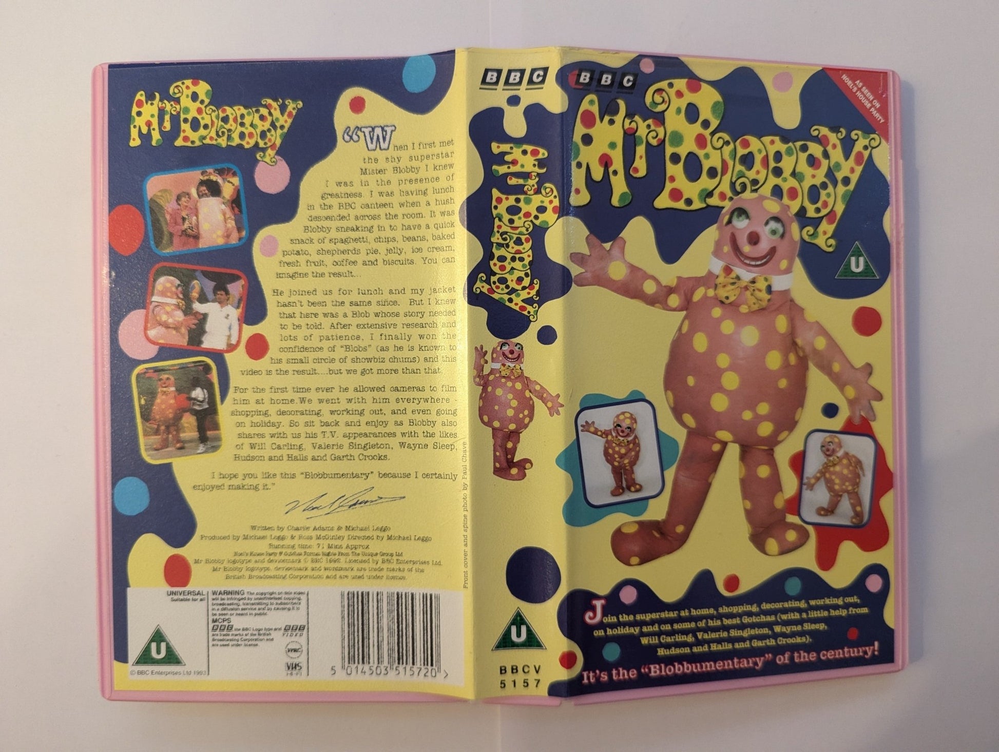 Mr Blobby VHS Video - Flippin Retro Video Shop