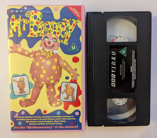 Mr Blobby VHS Video - Flippin Retro Video Shop