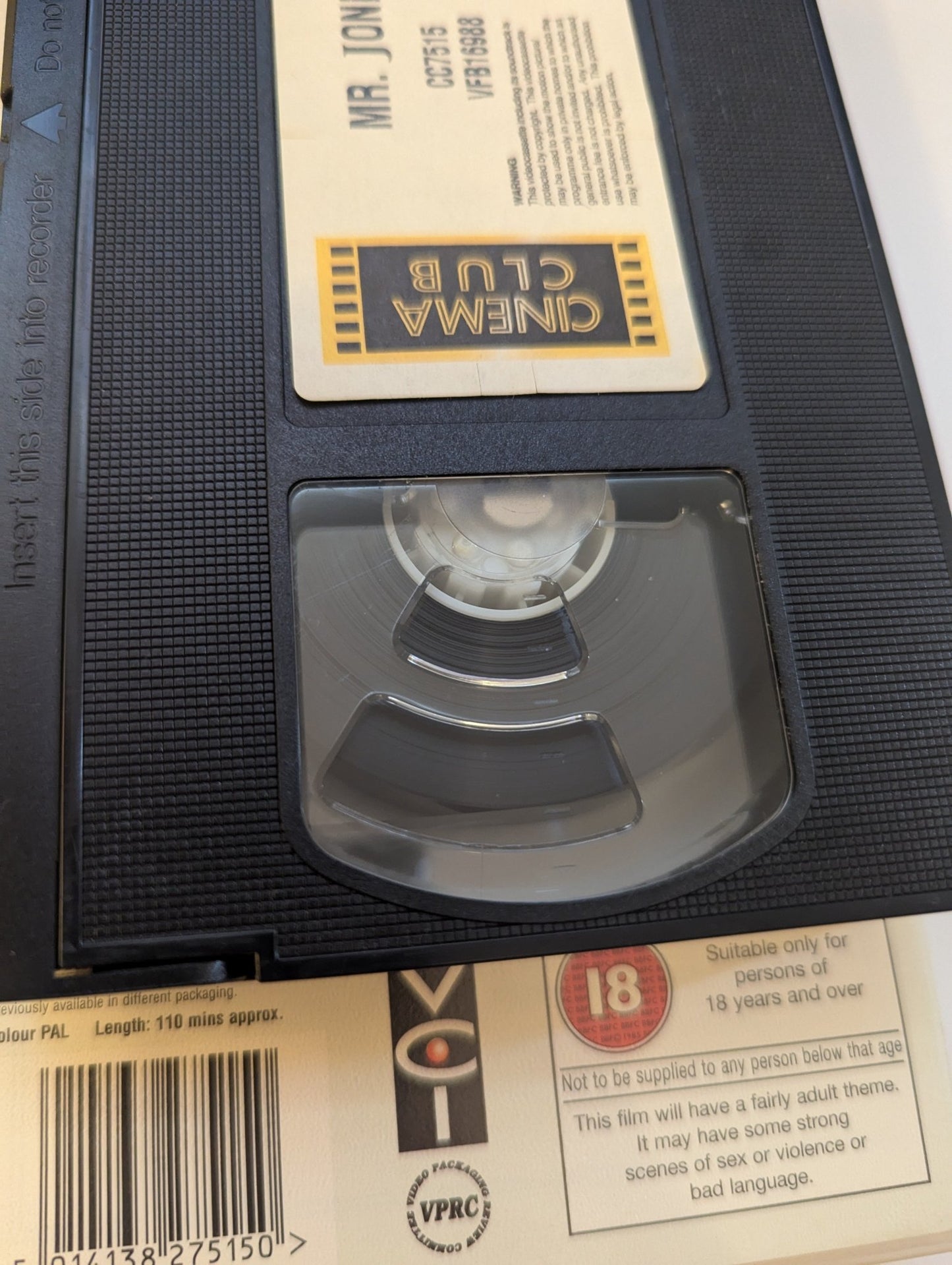 Mr Jones (1993) VHS Video - Flippin Retro Video Shop