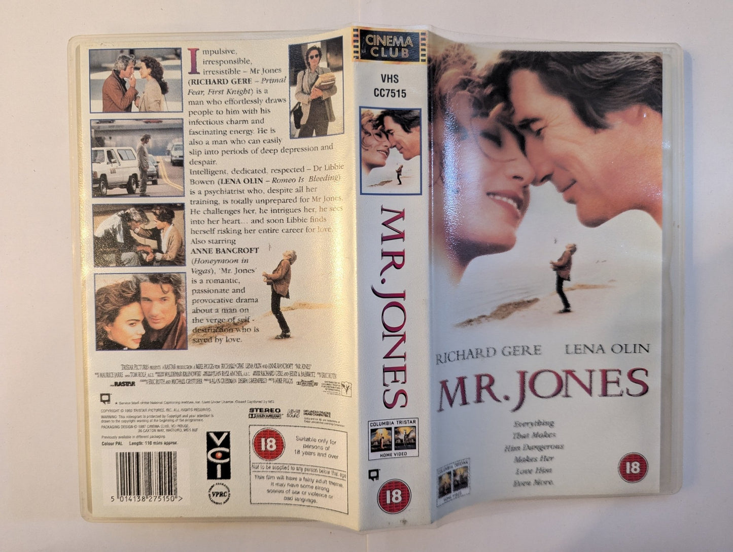 Mr Jones (1993) VHS Video - Flippin Retro Video Shop