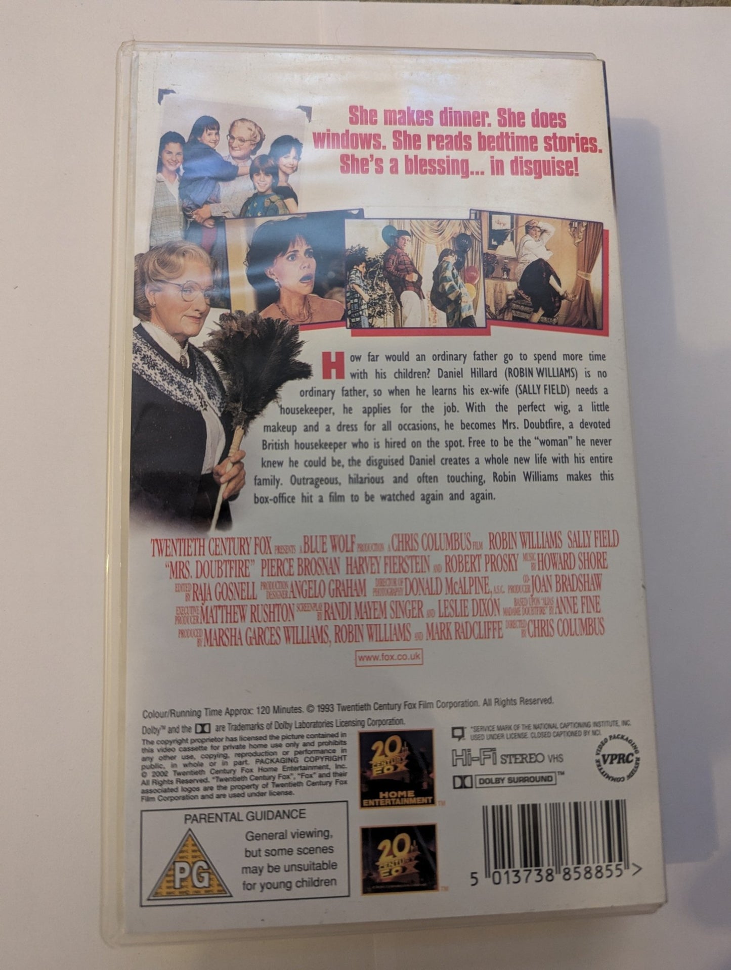 Mrs Doubtfire (1993) VHS Video alt - Flippin Retro