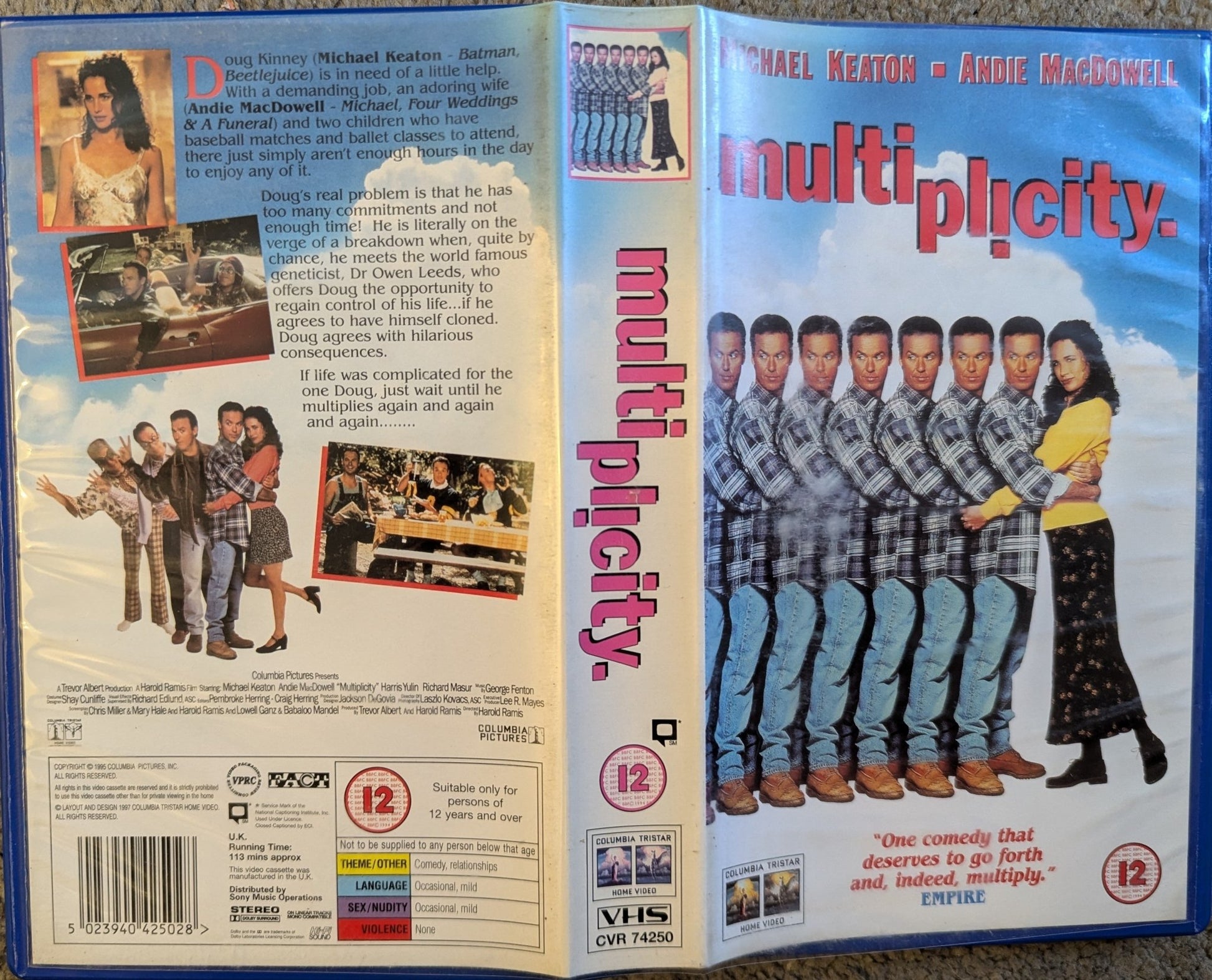 Multiplicity (1996) VHS Video - Flippin Retro Video Shop