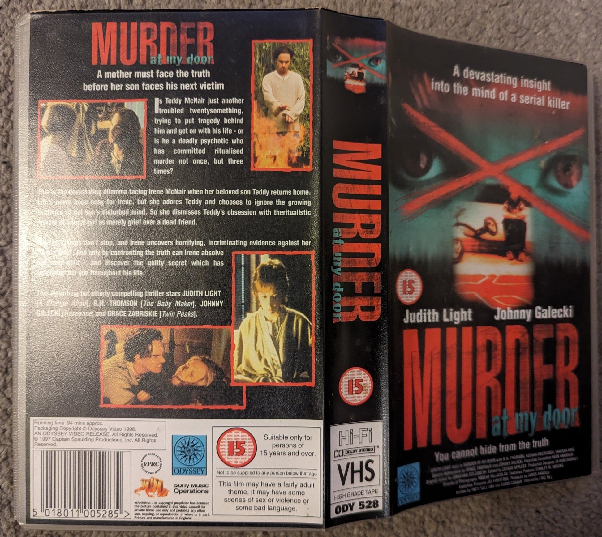 Murder At My Door (1996) VHS Video - Flippin Retro Video Shop