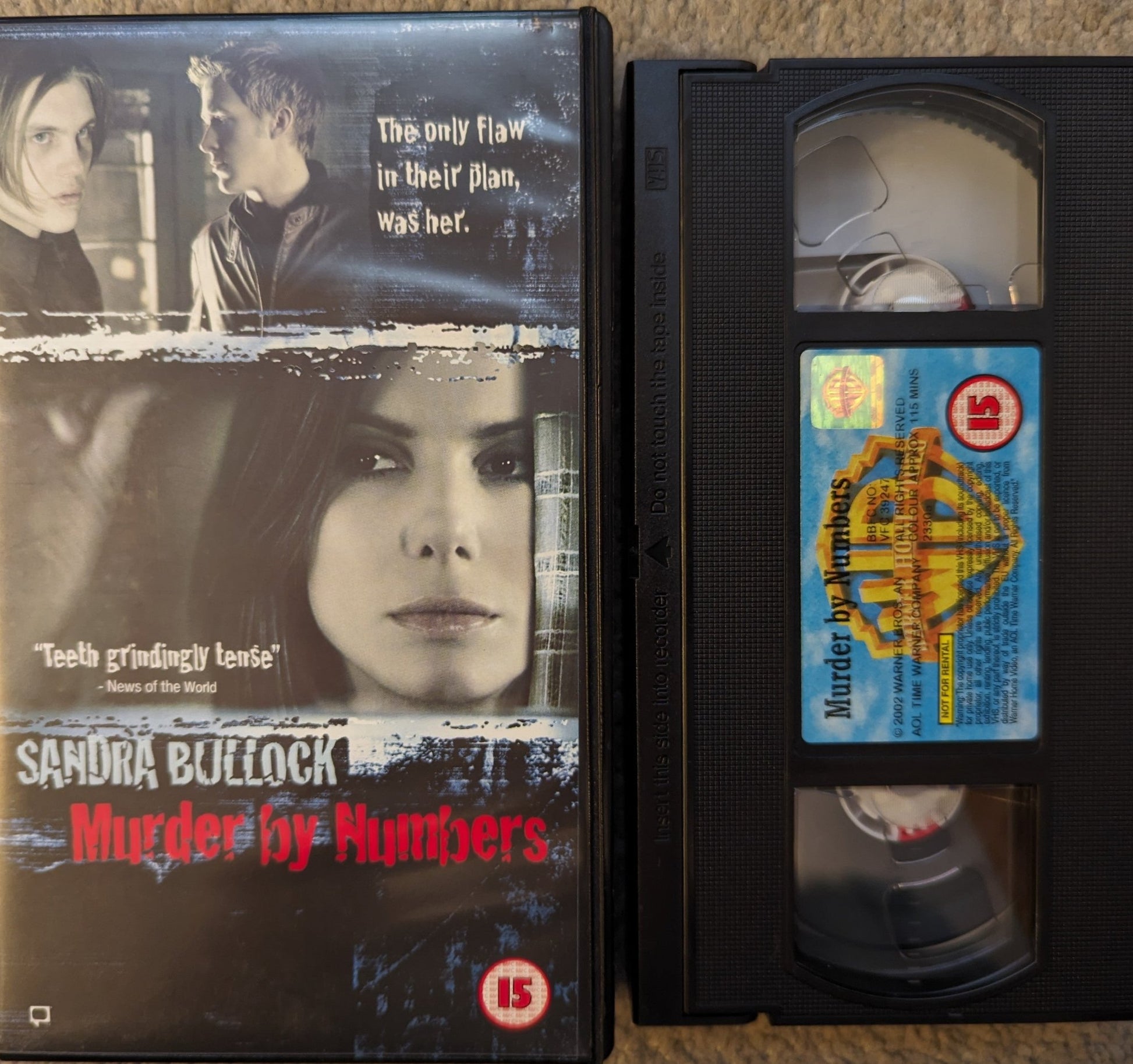 Murder By Numbers (2002) VHS Video - Flippin Retro Video Shop