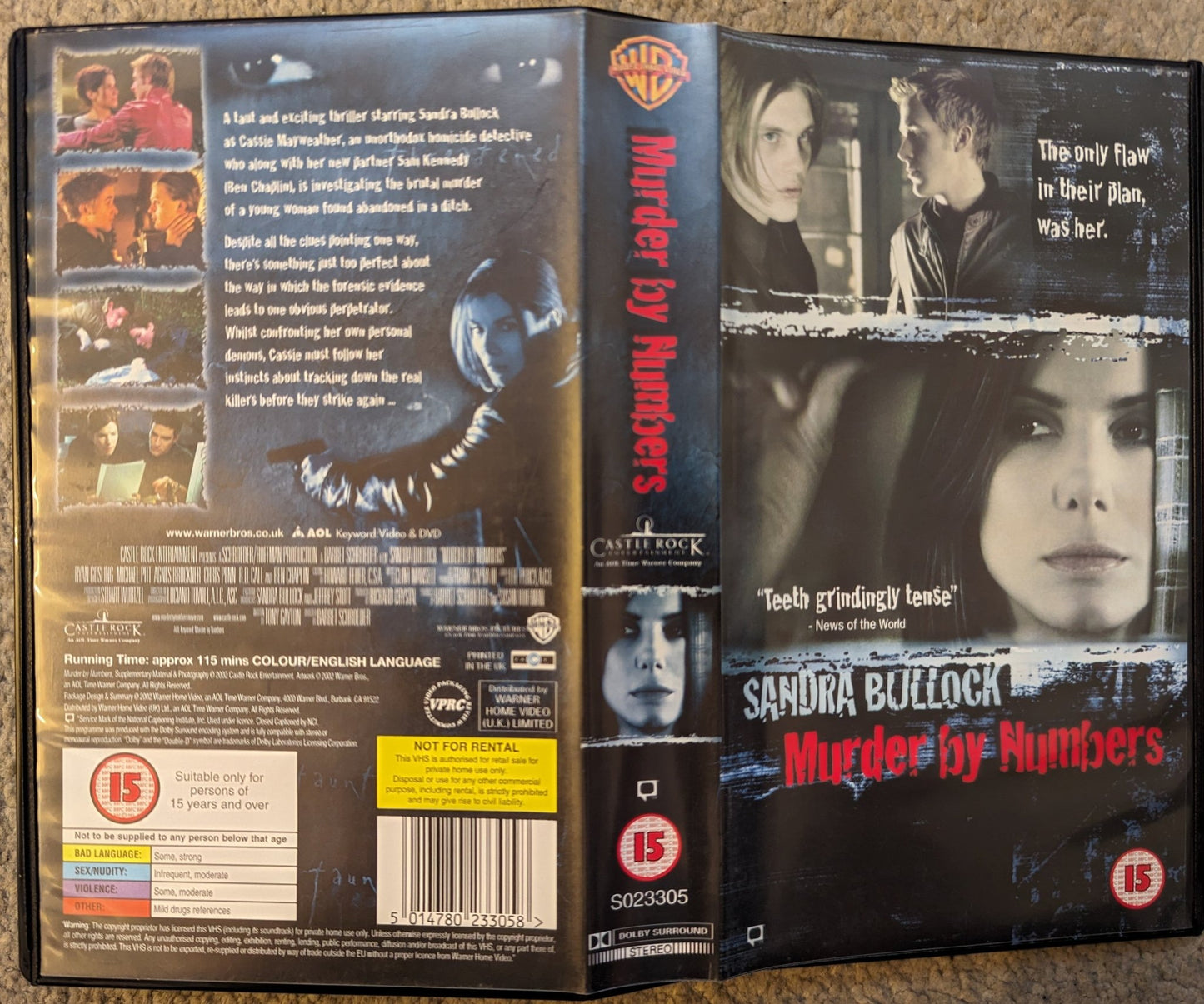 Murder By Numbers (2002) VHS Video - Flippin Retro Video Shop