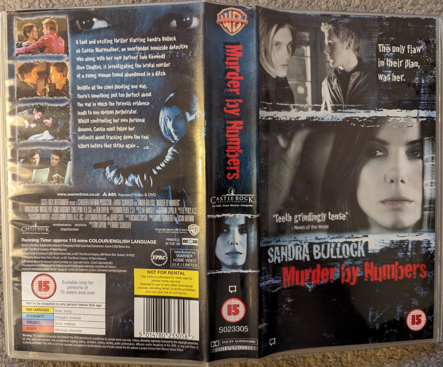 Murder By Numbers (2002) VHS Video *Sealed* - Flippin Retro Video Shop