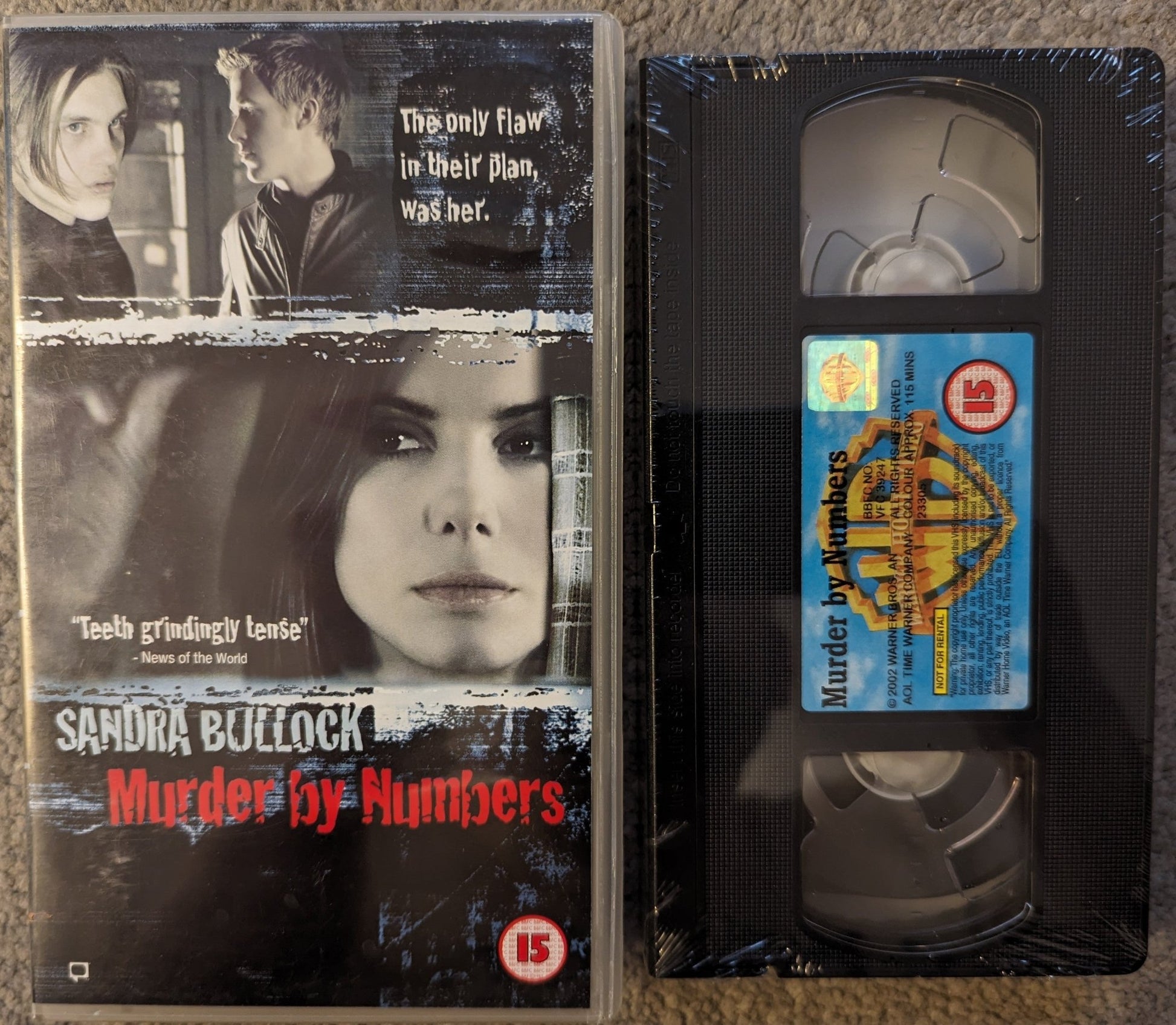 Murder By Numbers (2002) VHS Video *Sealed* - Flippin Retro Video Shop