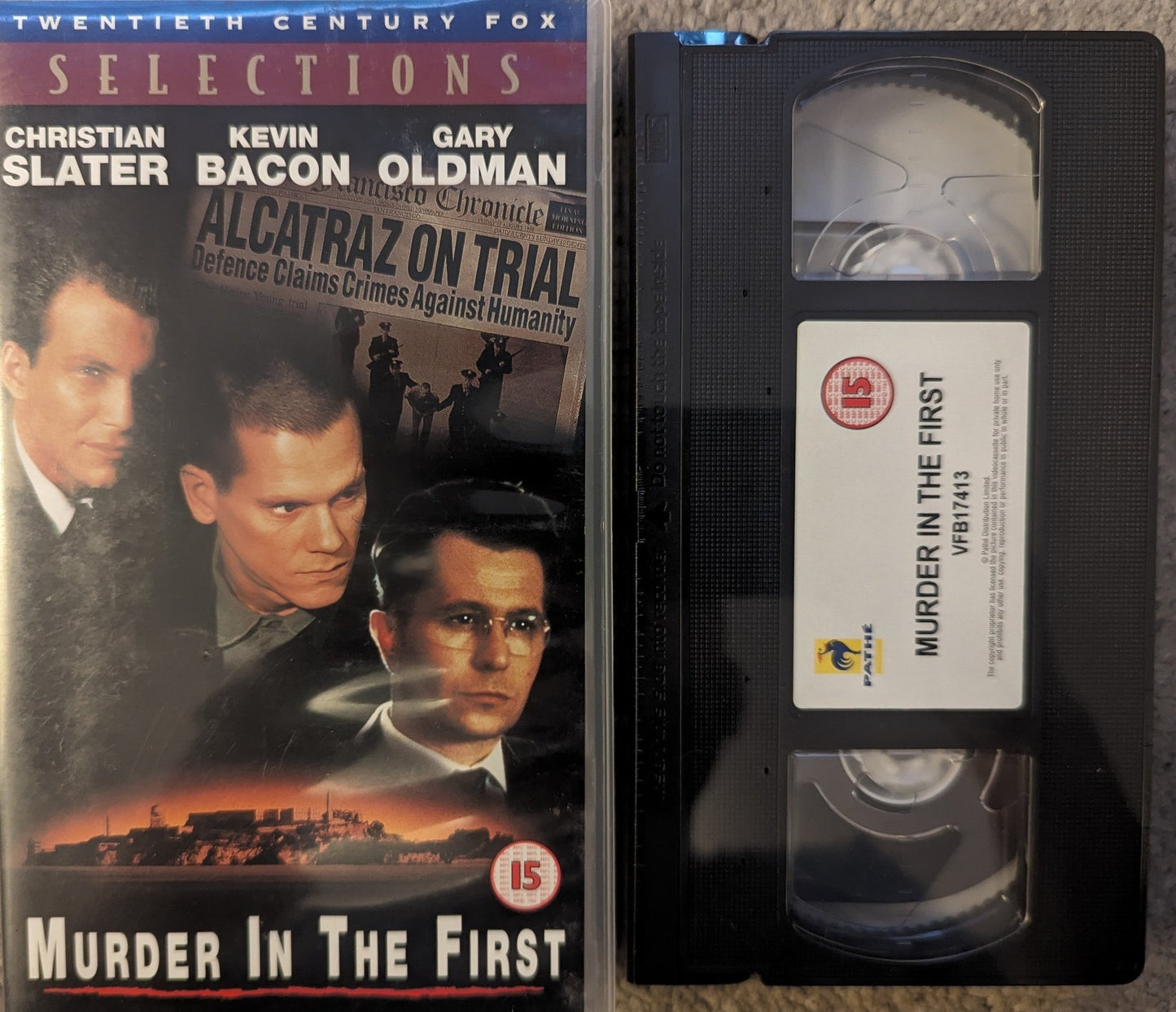 Murder In The First (1995) VHS Video *Sealed* - Flippin Retro Video Shop