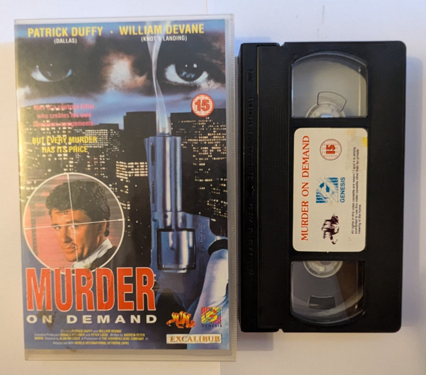 Murder On Demand VHS Video Ex Rental - Flippin Retro