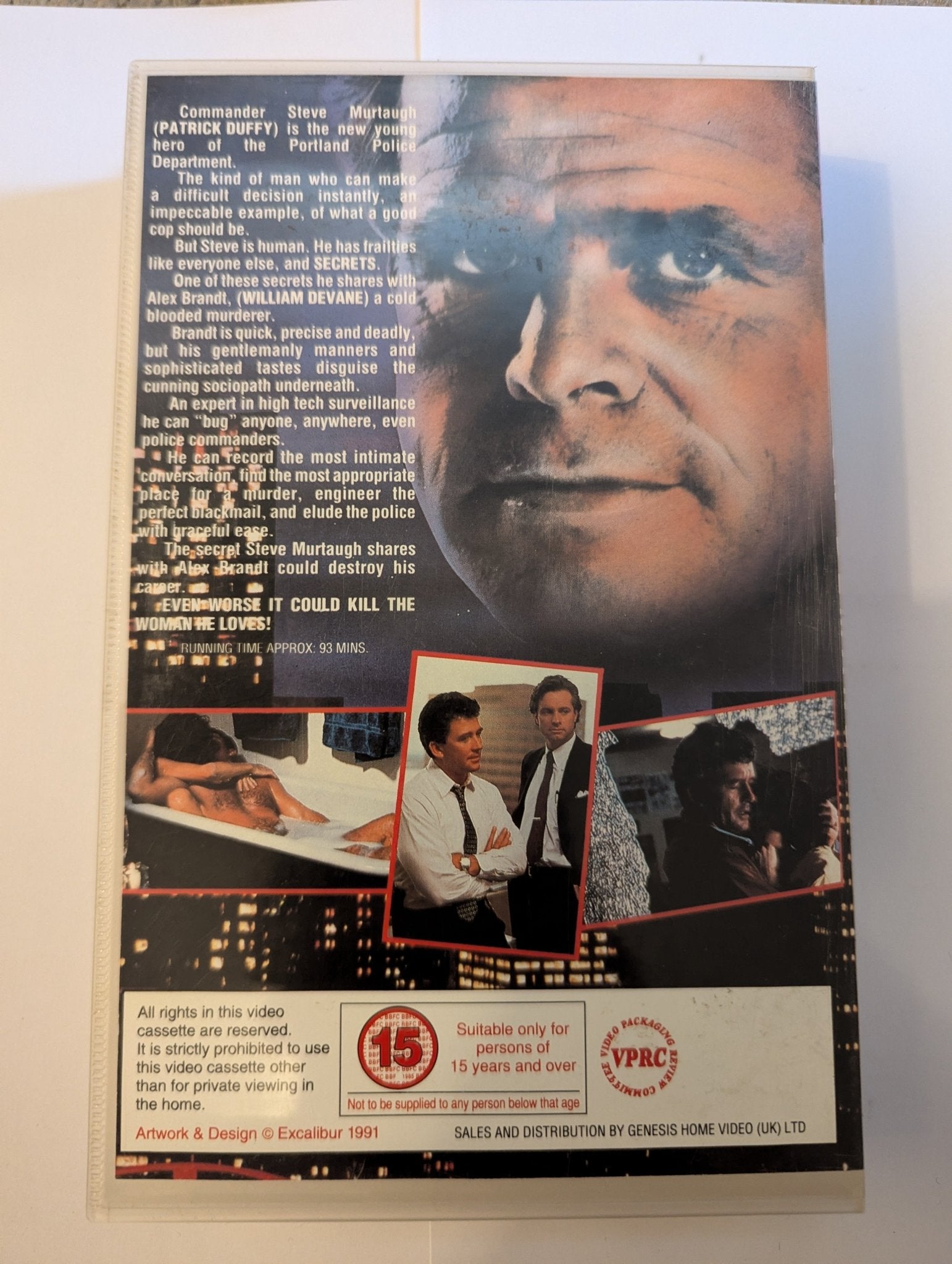 Murder On Demand VHS Video Ex Rental - Flippin Retro