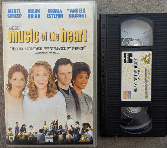 Music Of The Heart (1999) VHS Video Ex Rental - Flippin Retro Video Shop