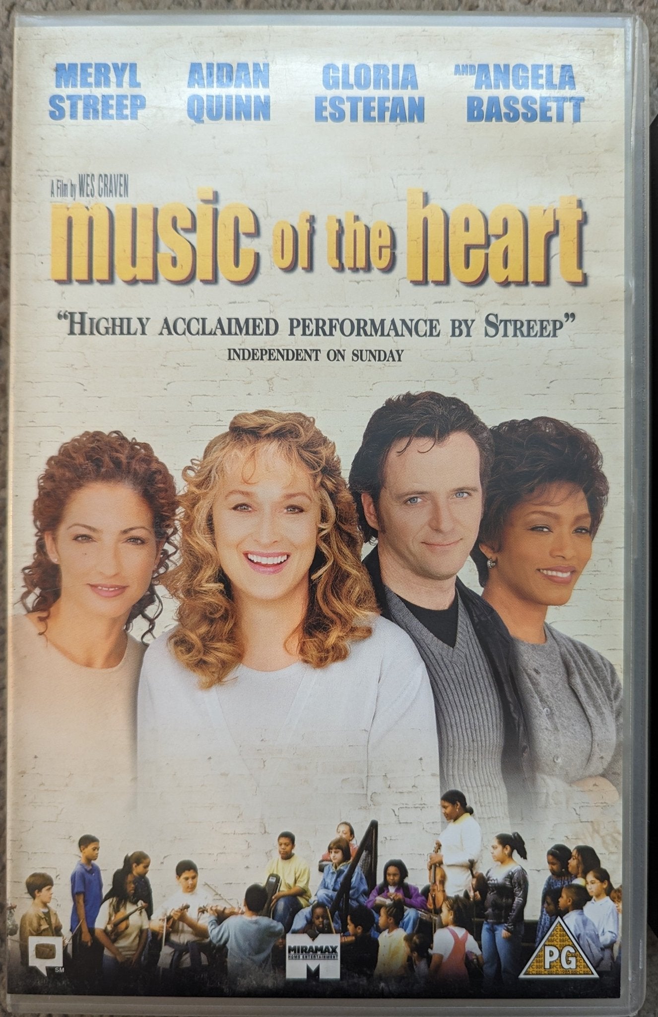 Music Of The Heart (1999) VHS Video Ex Rental - Flippin Retro Video Shop