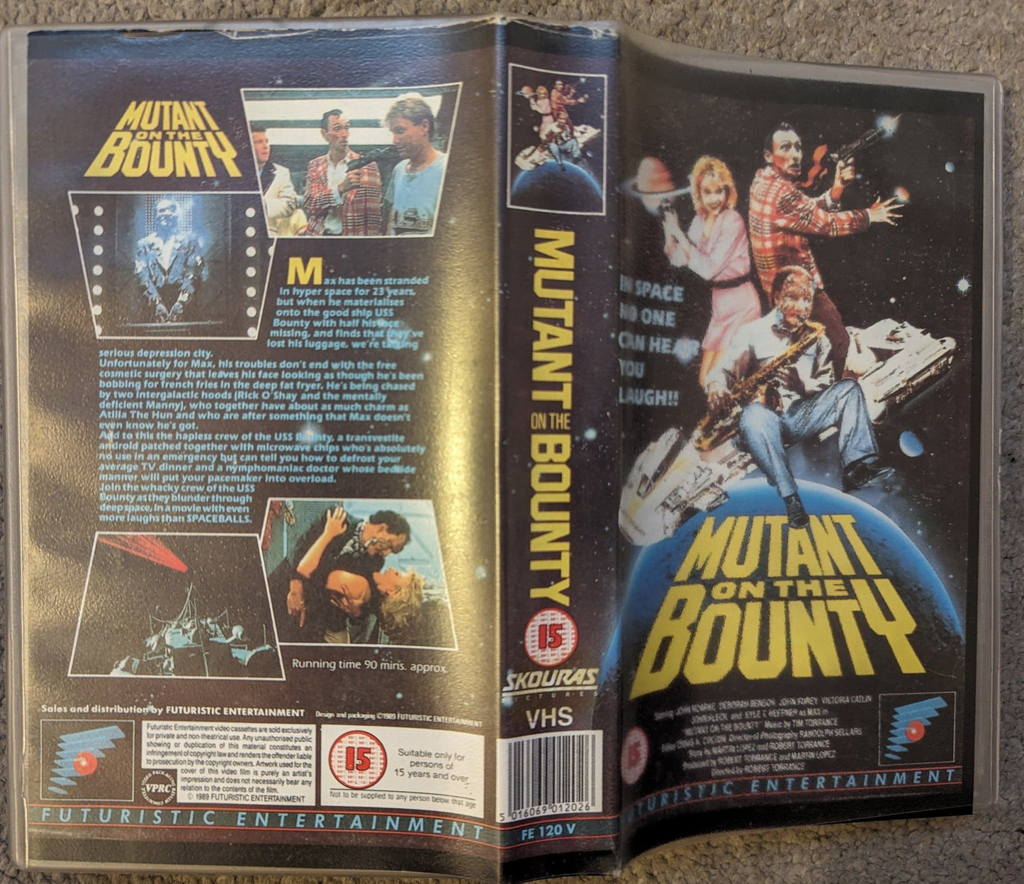 Mutant On The Bounty (1989) VHS Video - Flippin Retro Video Shop