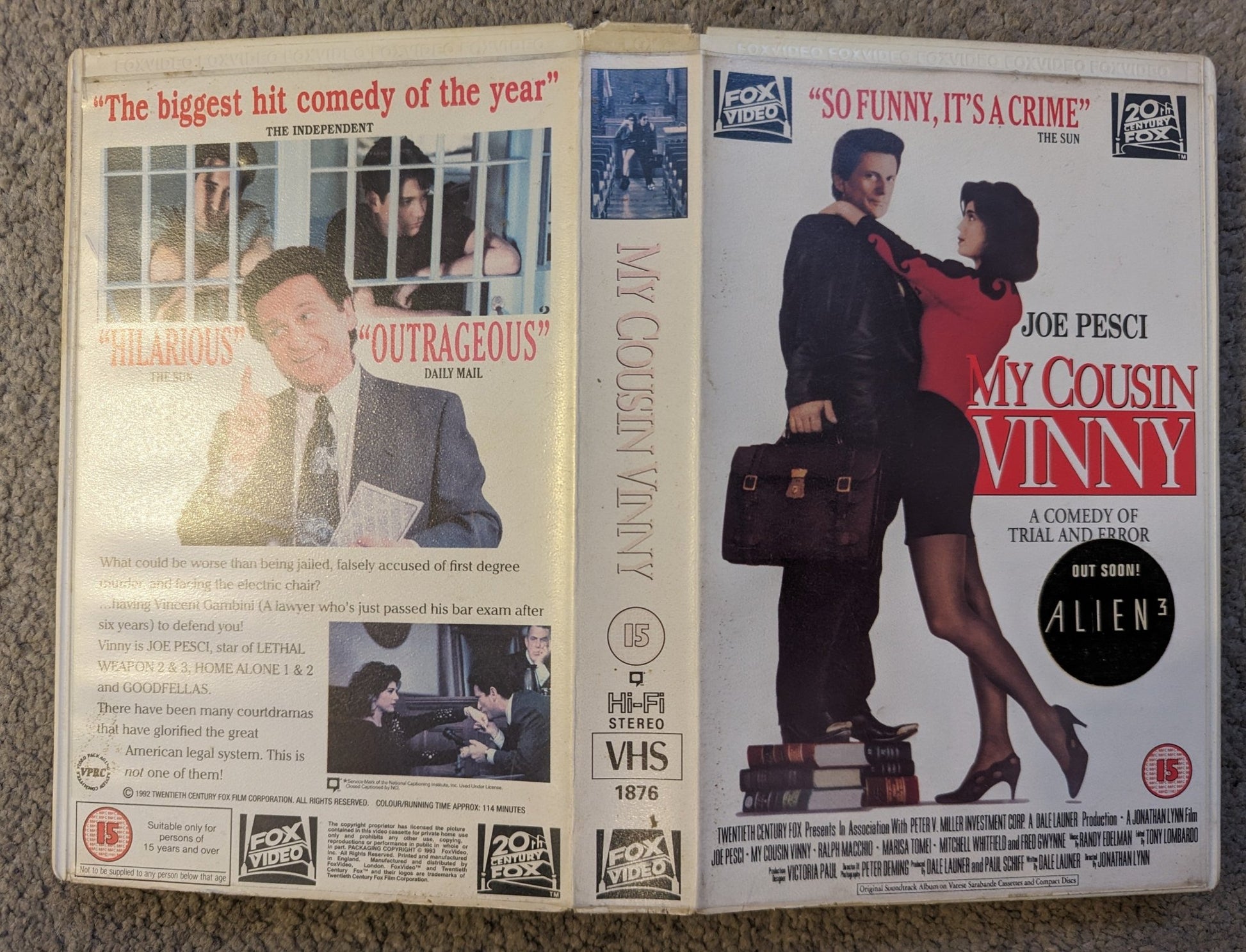 My Cousin Vinny (1992) VHS Video Ex Rental - Flippin Retro Video Shop