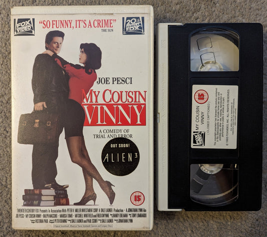 My Cousin Vinny (1992) VHS Video Ex Rental - Flippin Retro Video Shop