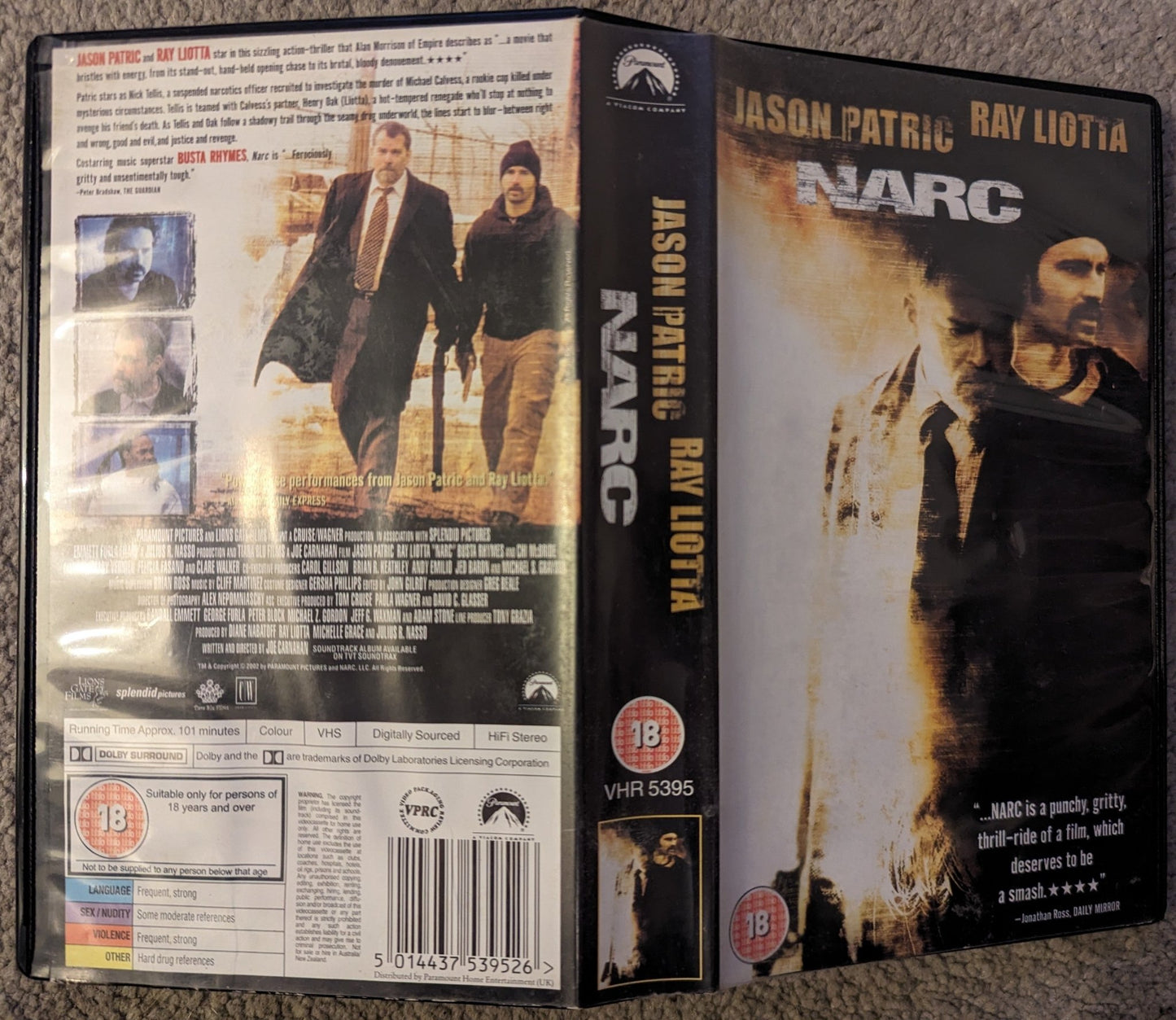 Narc (2002) VHS Video - Flippin Retro Video Shop