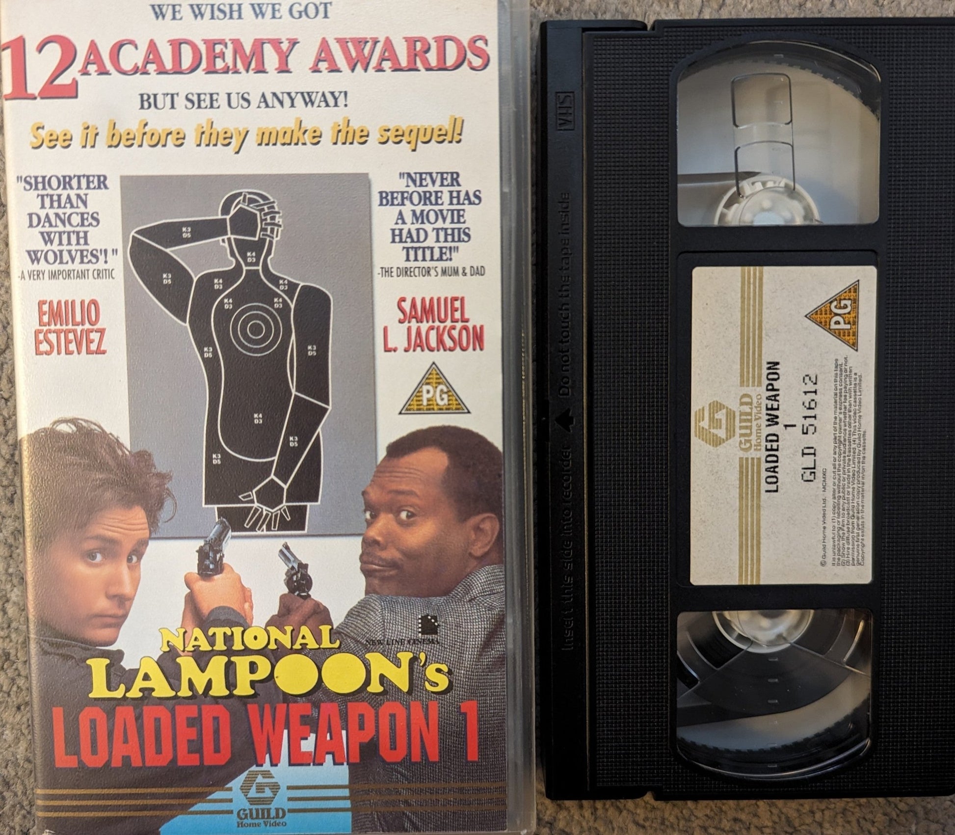 National Lampoon's Loaded Weapon (1993) VHS Video - Flippin Retro Video Shop