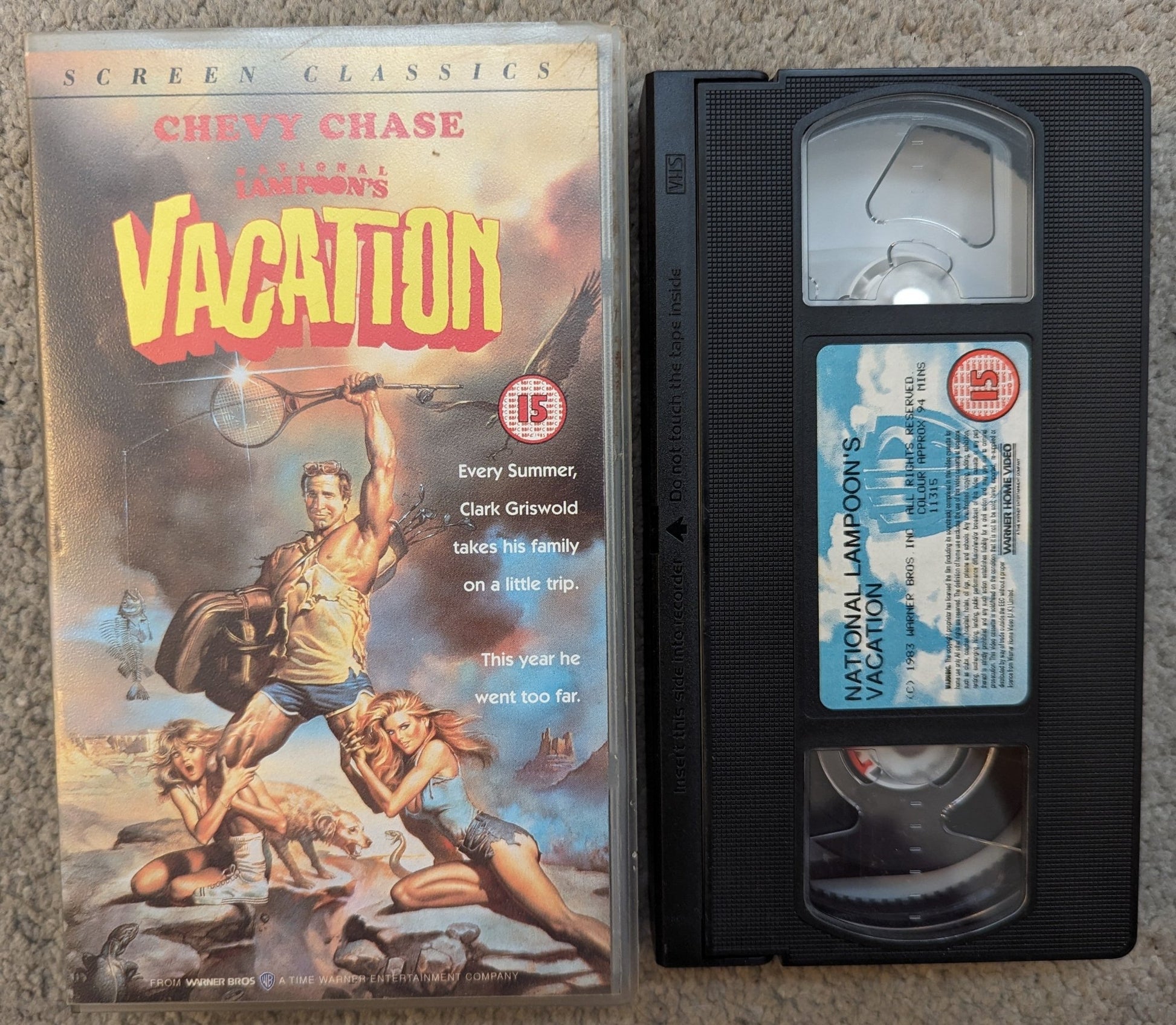 National Lampoon"s Vacation (1983) VHS Video - Flippin Retro Video Shop