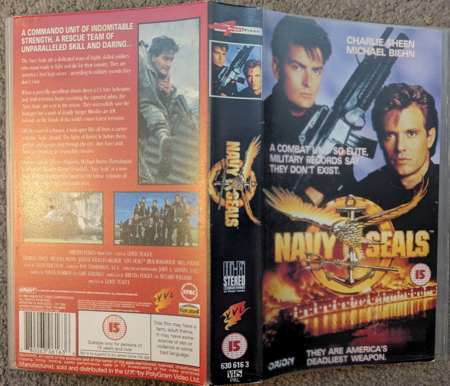 Navy Seals (1990) VHS Video - Flippin Retro Video Shop