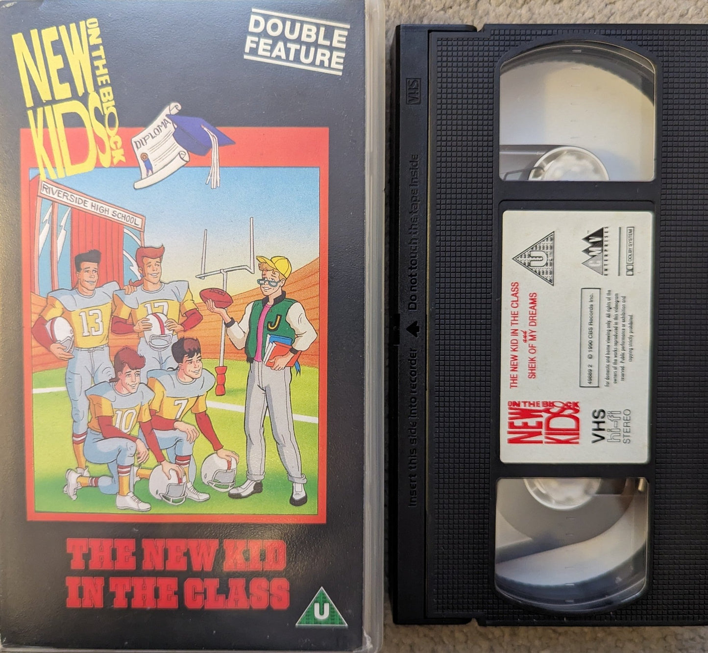 New Kids On The Block Sheik Of My Dreams & The New Kid VHS Video - Flippin Retro Video Shop