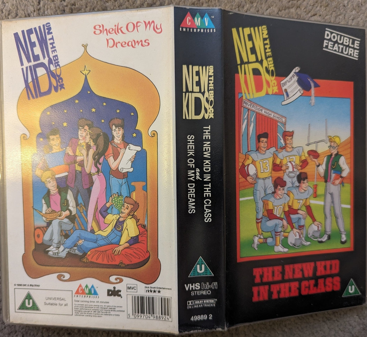 New Kids On The Block Sheik Of My Dreams & The New Kid VHS Video - Flippin Retro Video Shop