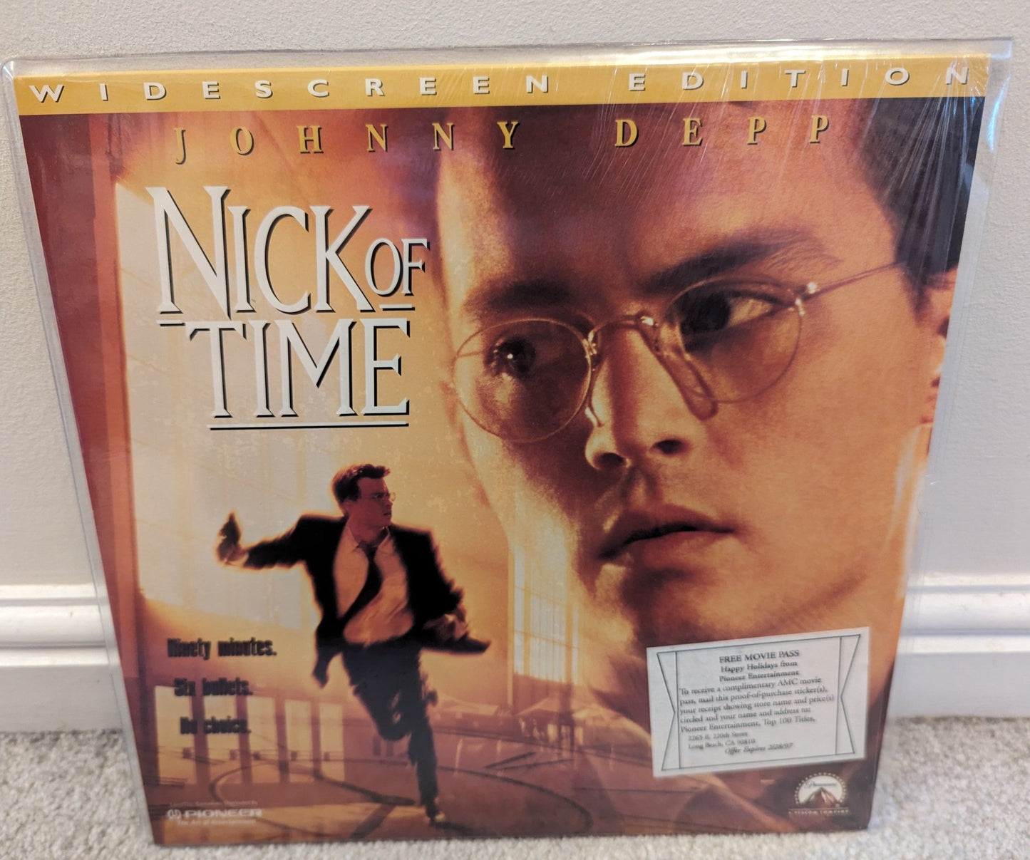 Nick Of Time (1995) Laserdisc NTSC - Flippin Retro Video Shop