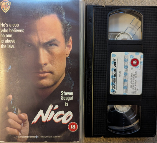 Nico aka Above The Law (1988) VHS Video - Flippin Retro Video Shop