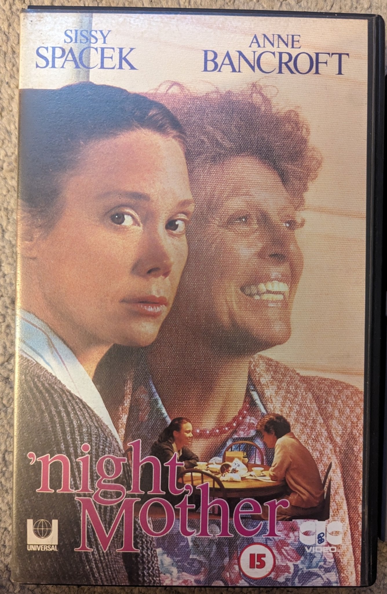 Night Mother (1986) VHS Video Ex Rental - Flippin Retro Video Shop