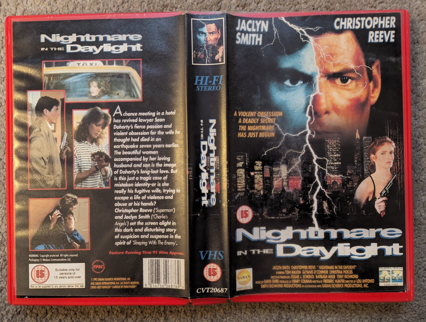 Nightmare In The Daylight (1992) VHS Video Ex Rental - Flippin Retro Video Shop