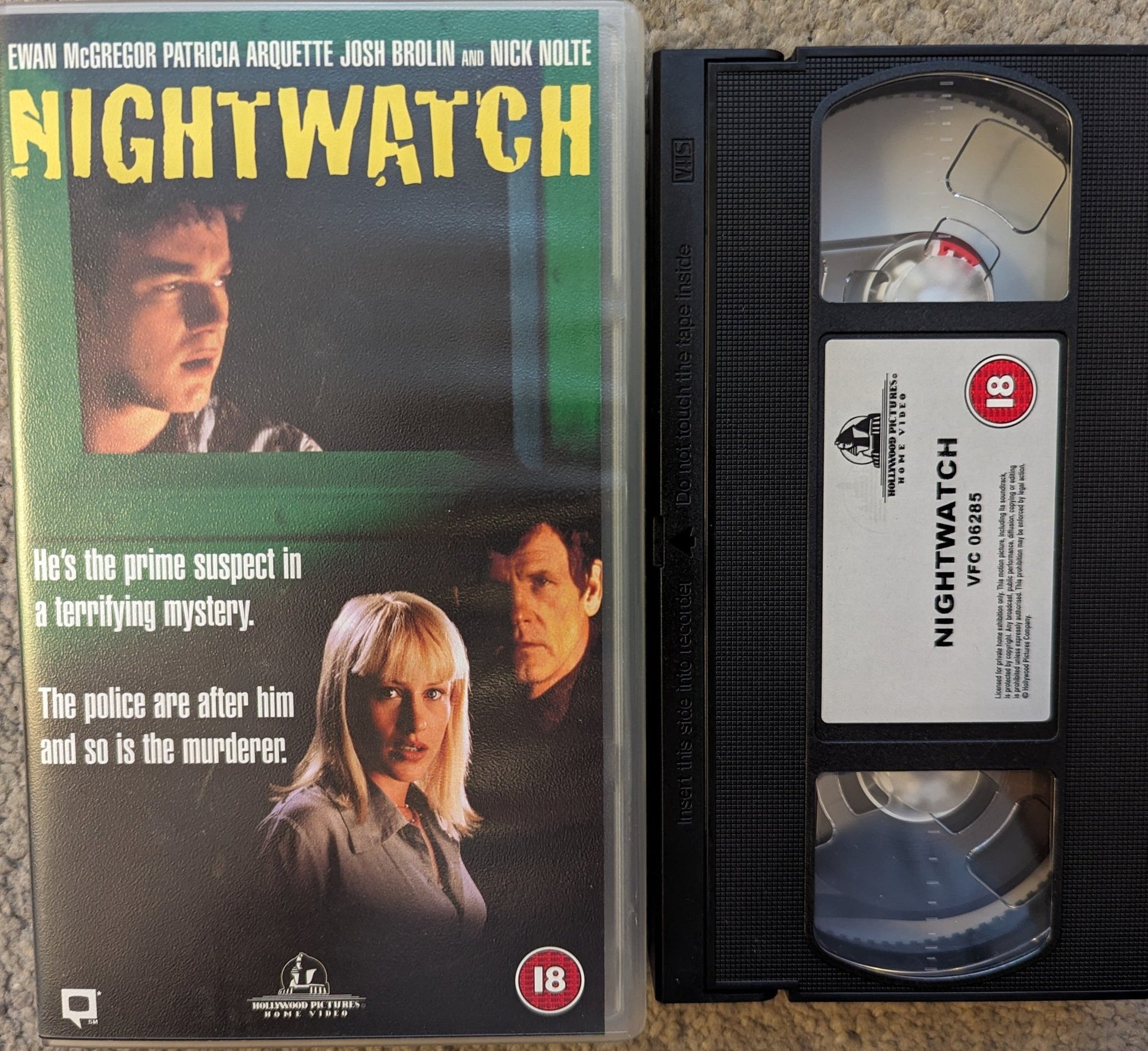 Nightwatch (1997) VHS Video - Flippin Retro Video Shop