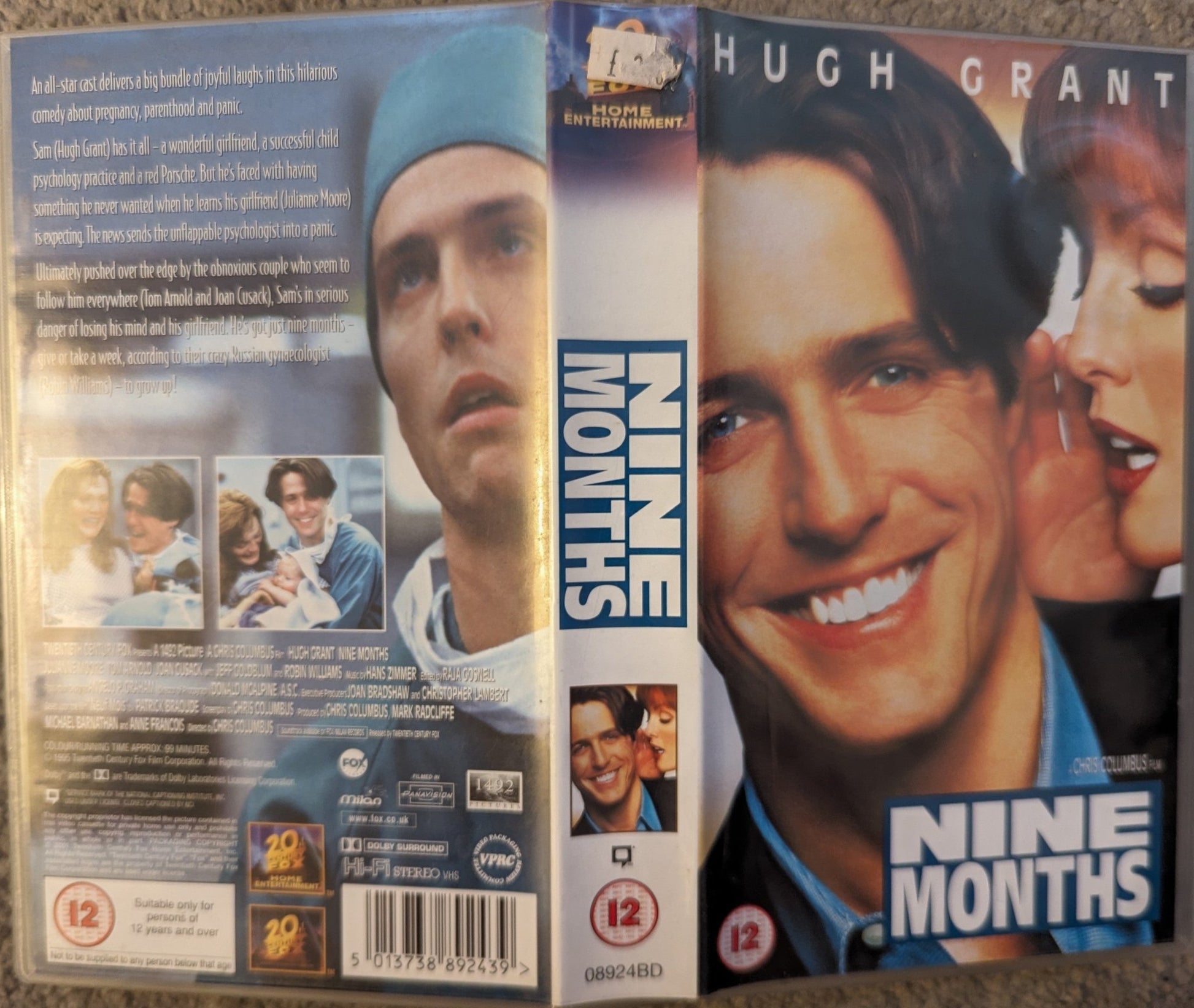 Nine Months (1995) VHS Video - Flippin Retro Video Shop