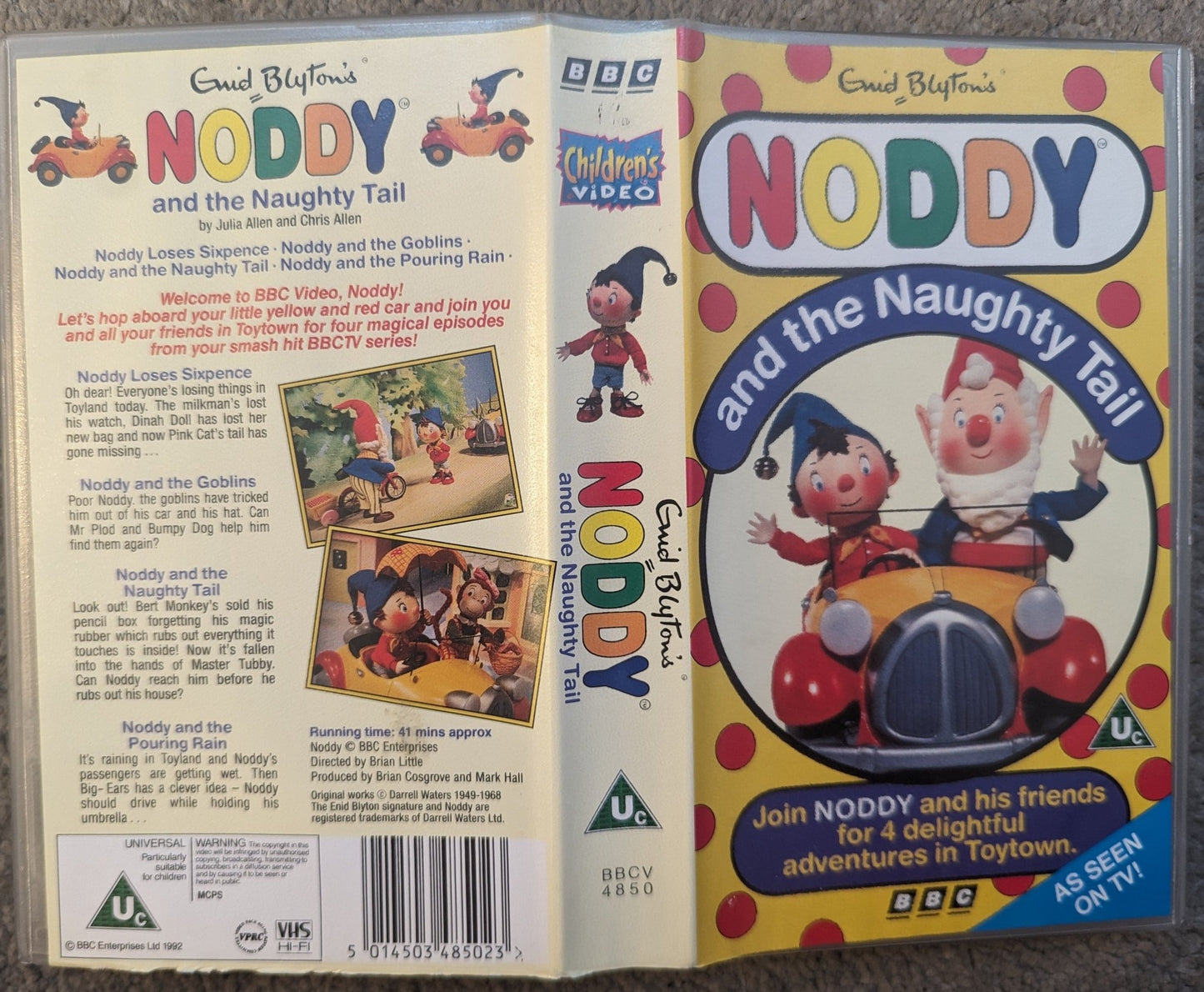 Noddy and the Naughty Tail VHS Video - Flippin Retro Video Shop