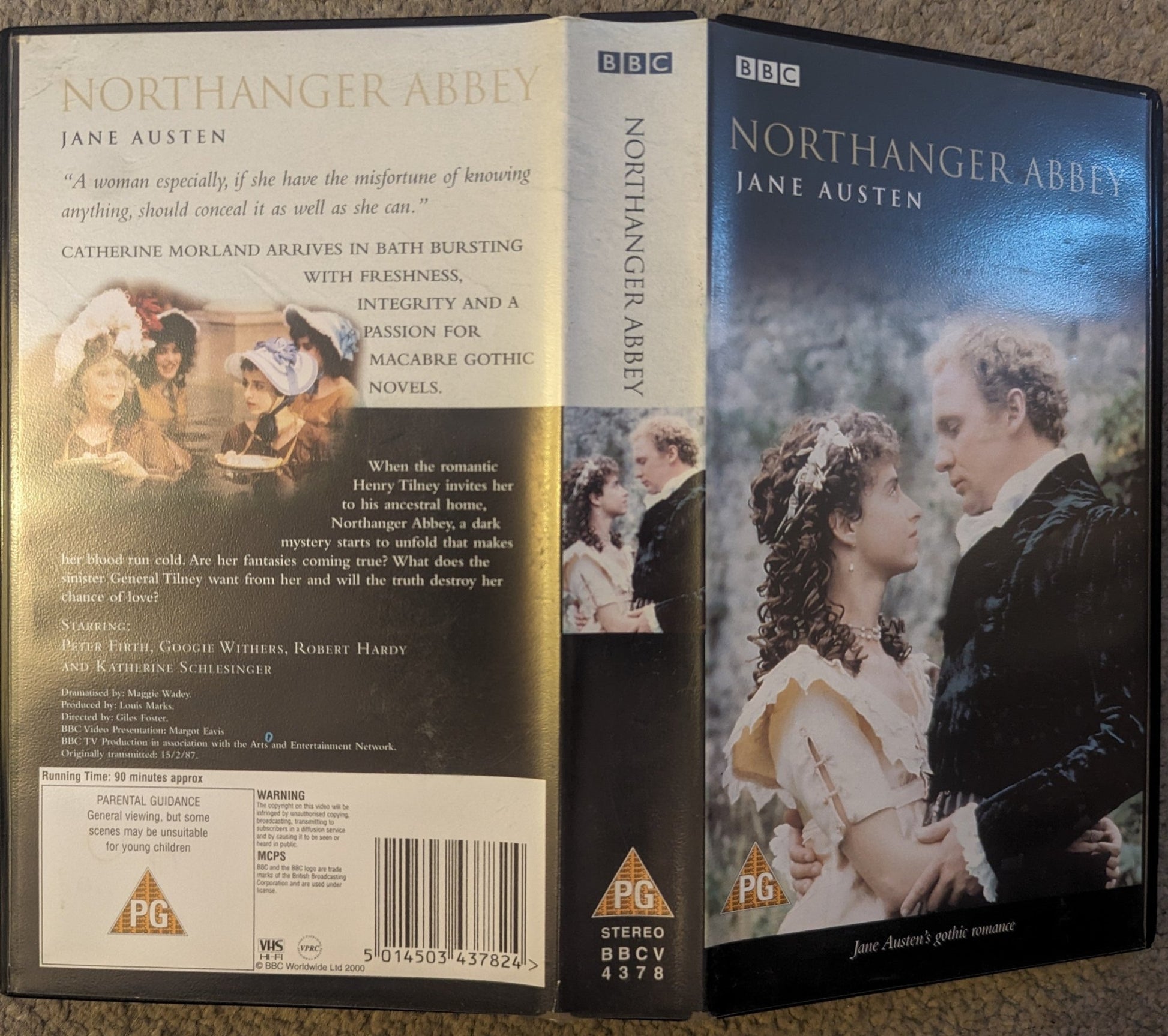 Northanger Abbey VHS Video - Flippin Retro Video Shop