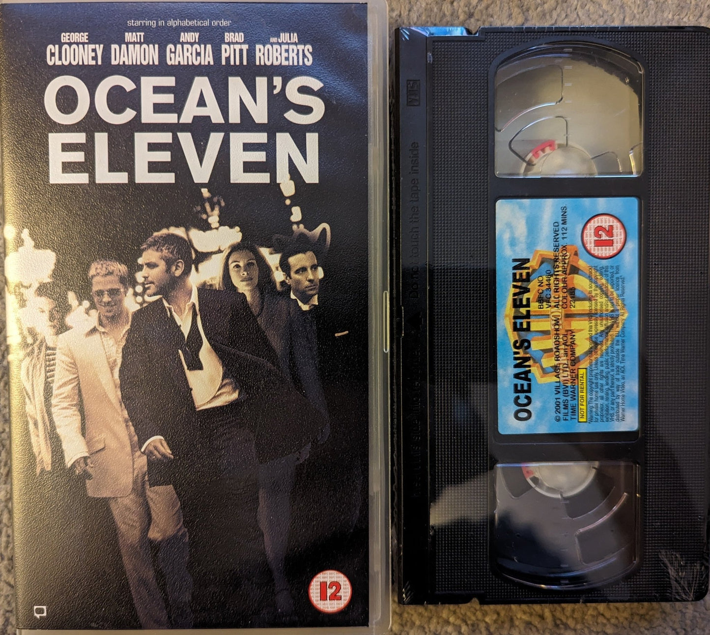 Oceans Eleven (2001) VHS Video *Sealed* - Flippin Retro Video Shop