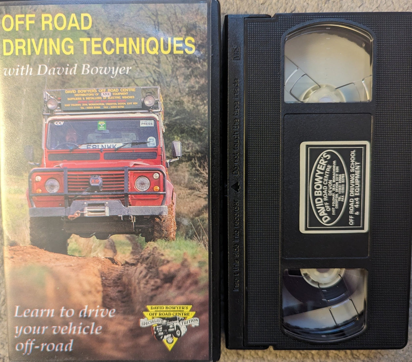 Off Road Driving Techniques With David Bowyer VHS Video - Flippin Retro Video Shop