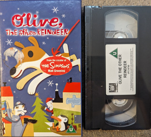 Olive The Other Reindeer VHS Video *Sealed* - Flippin Retro Video Shop