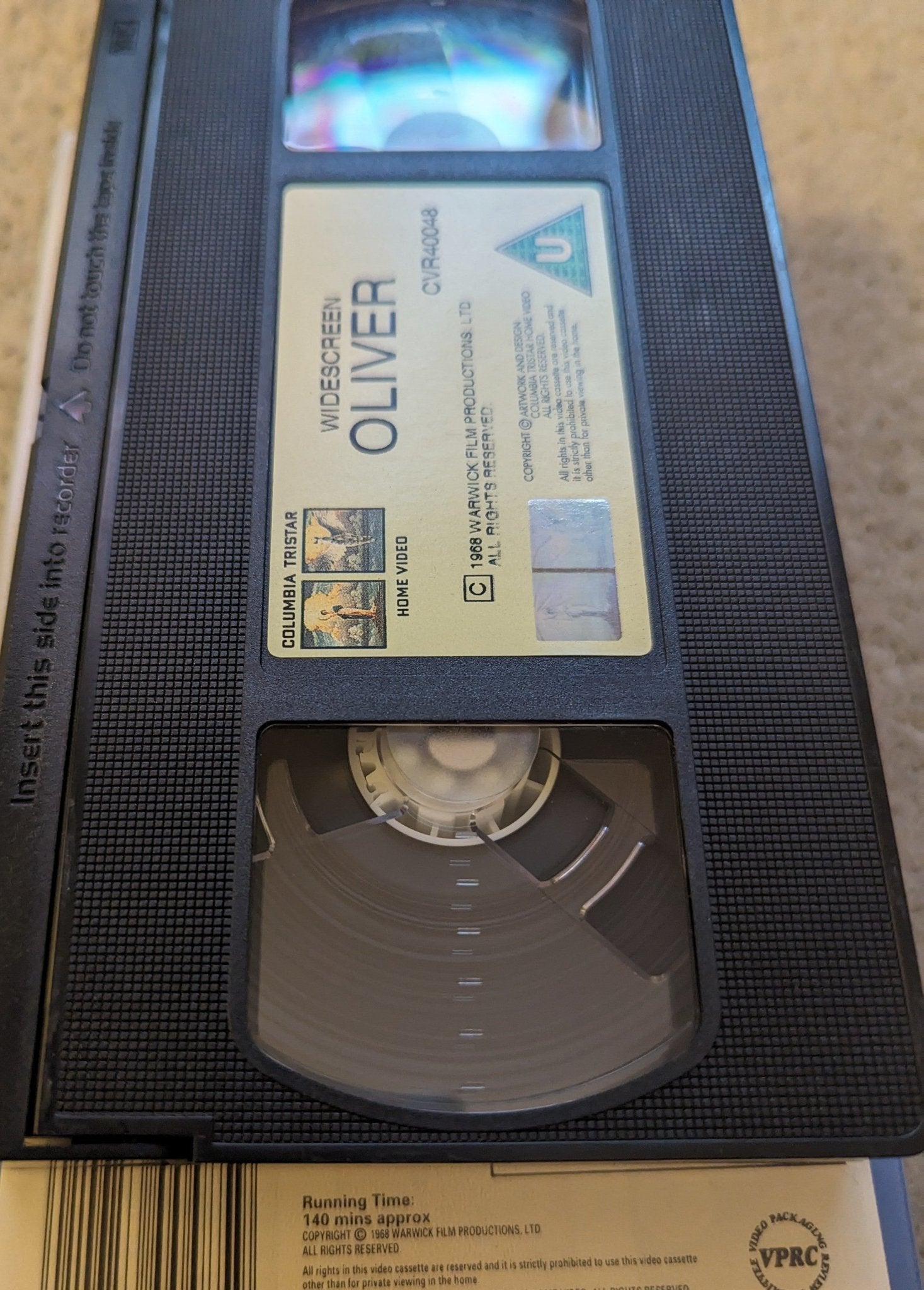 Oliver (1968) VHS Video Wide - screen - Flippin Retro Video Shop