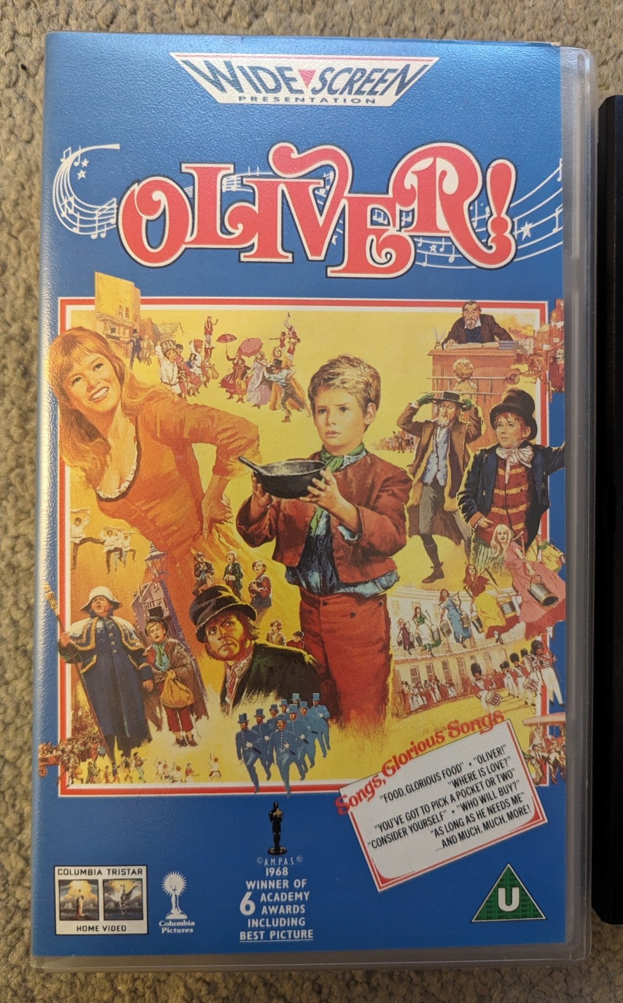 Oliver (1968) VHS Video Wide - screen - Flippin Retro Video Shop