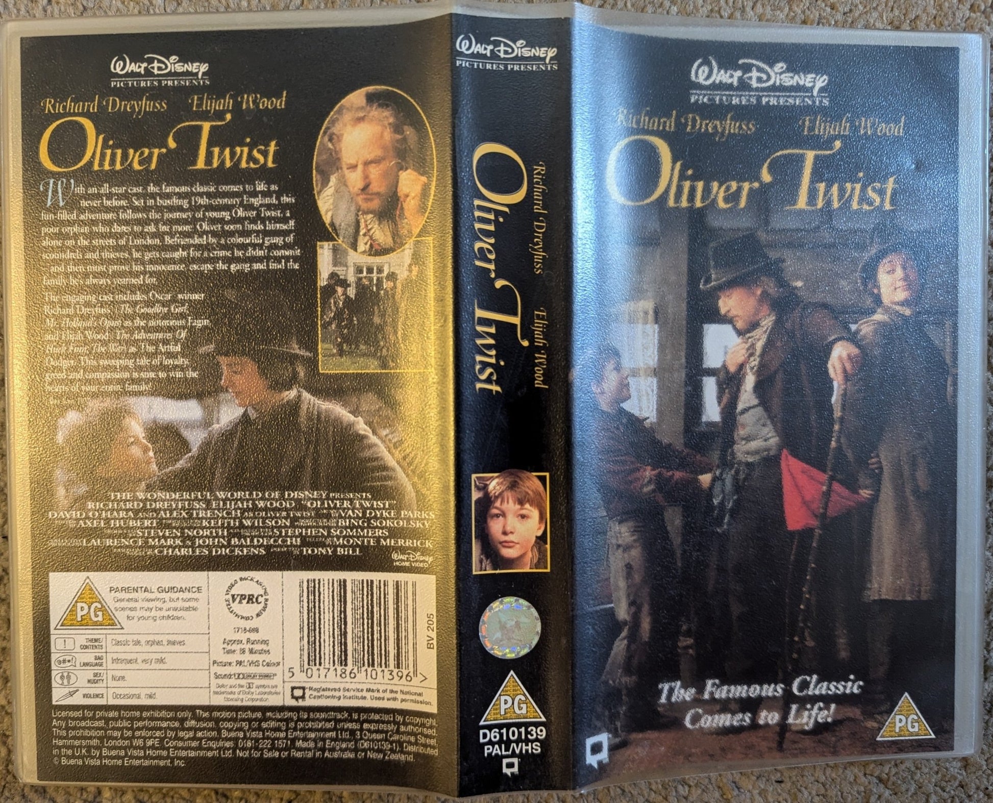 Oliver Twist (1997) VHS Video Disney - Flippin Retro Video Shop