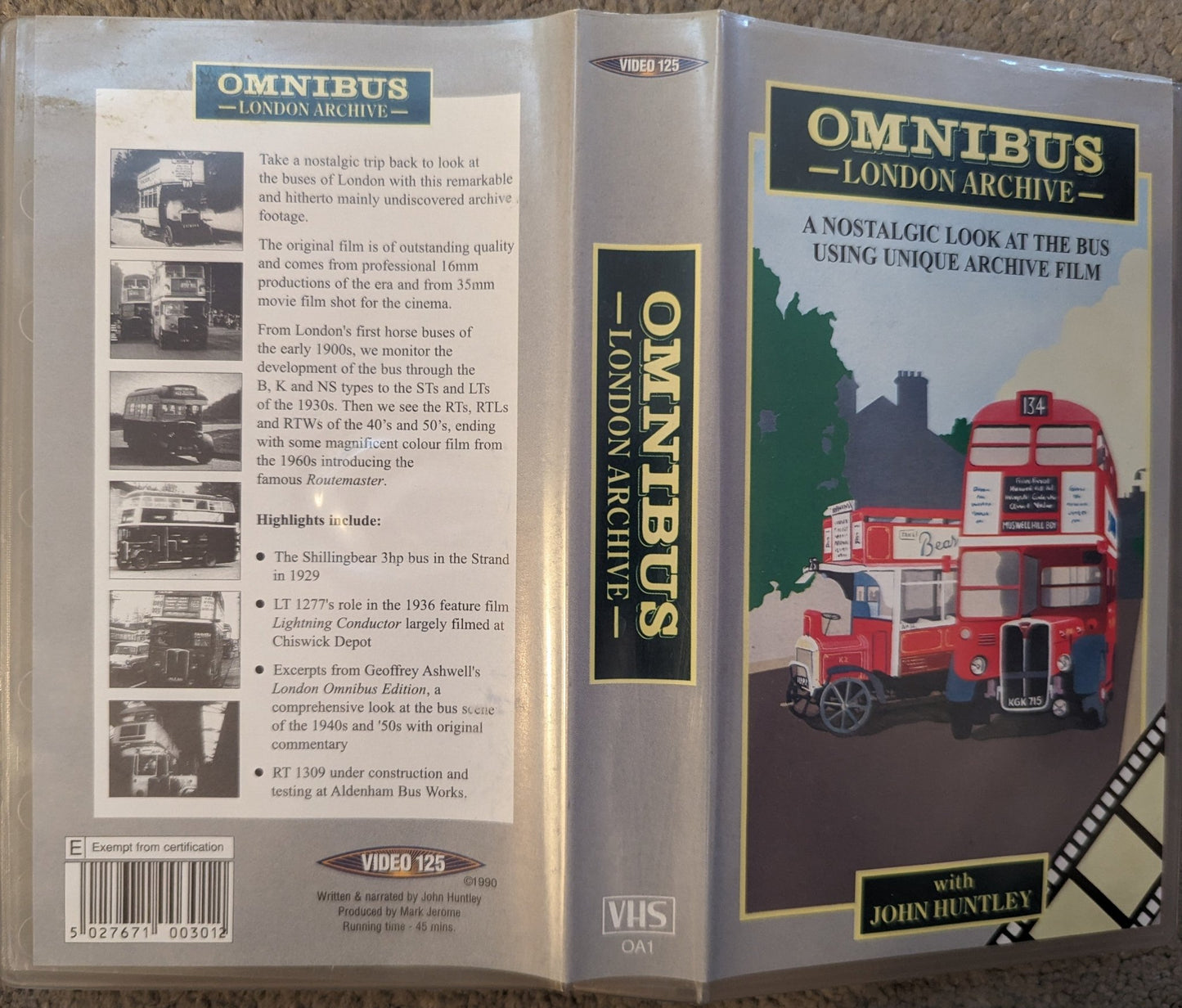 Omnibus London Archives Bus VHS Video - Flippin Retro Video Shop