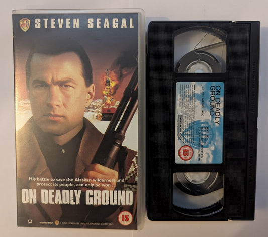 On Deadly Ground (1994) VHS Video - Flippin Retro