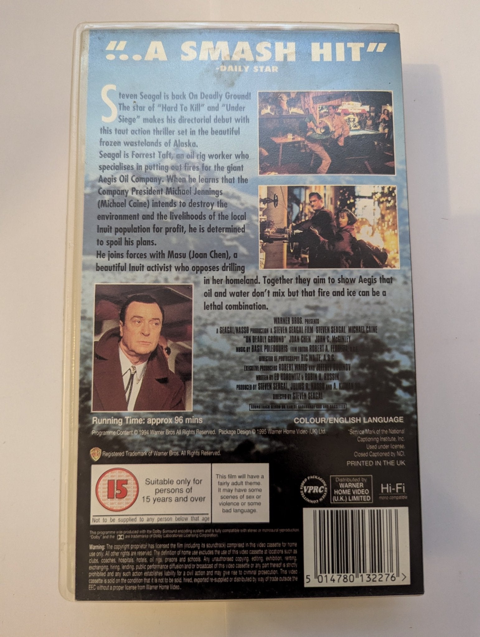 On Deadly Ground (1994) VHS Video - Flippin Retro