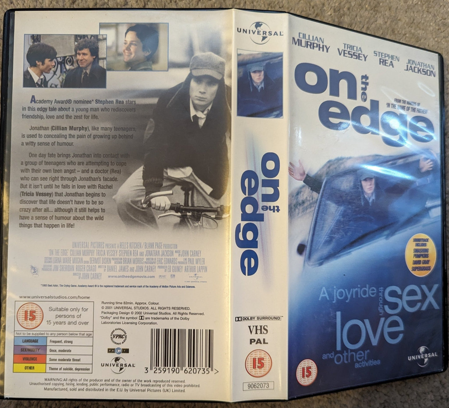 On The Edge (2001) VHS Video *Sealed* - Flippin Retro Video Shop