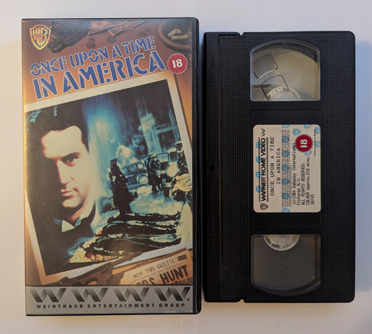 Once Upon A Time In America (1984) VHS Video - Flippin Retro Video Shop