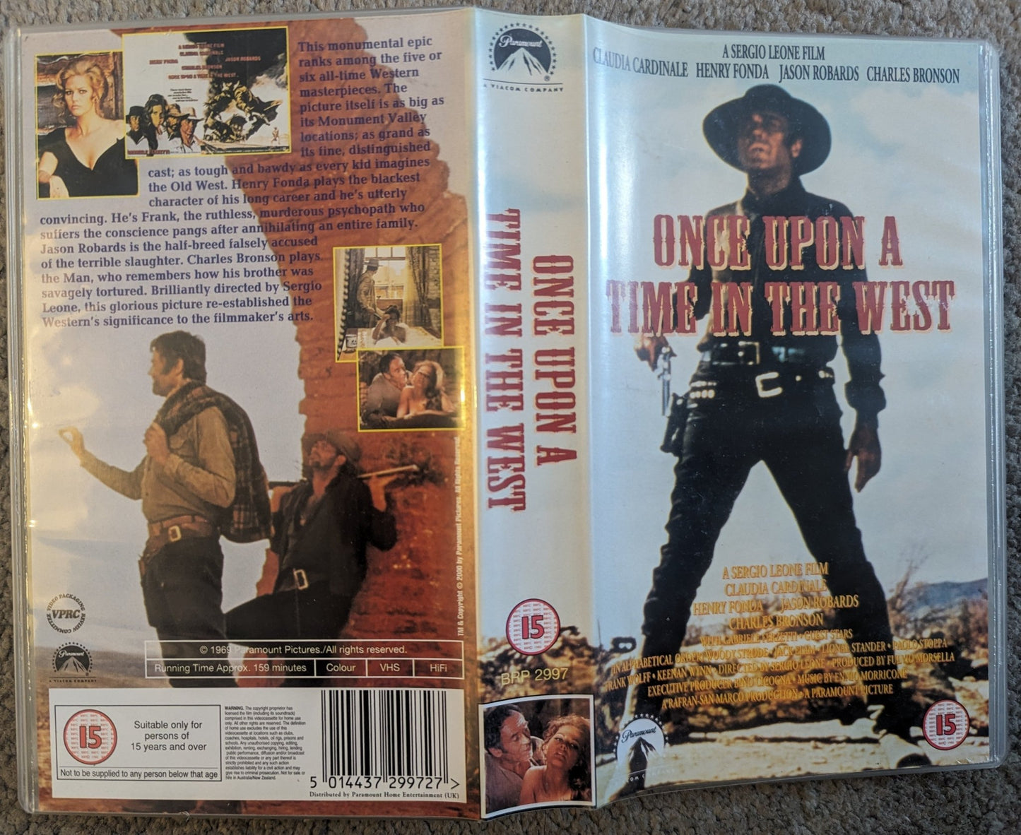 Once Upon A Time In The West (1968) VHS Video *Sealed* - Flippin Retro Video Shop