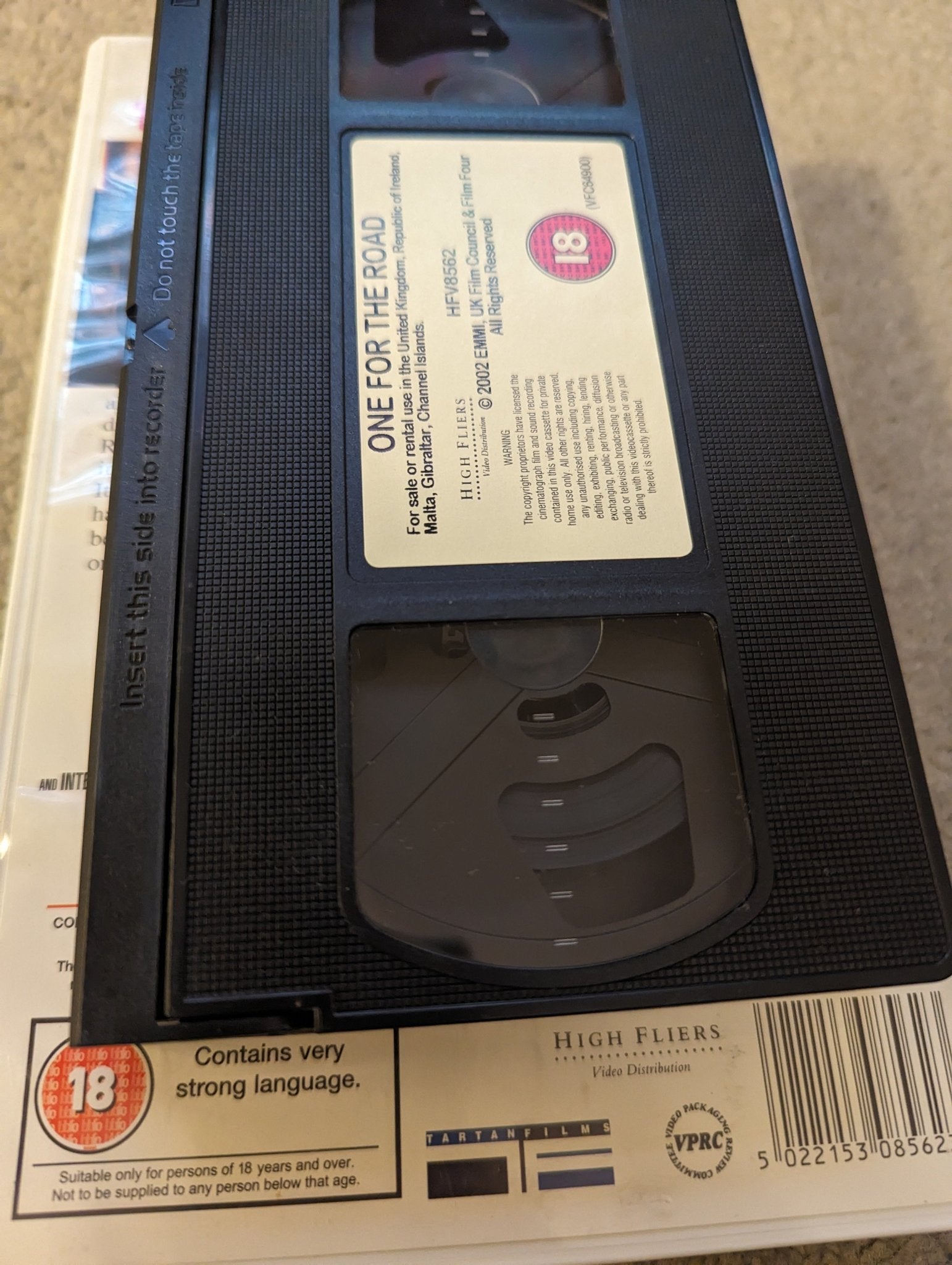 One For The Road (2003) VHS Video Ex Rental - Flippin Retro Video Shop