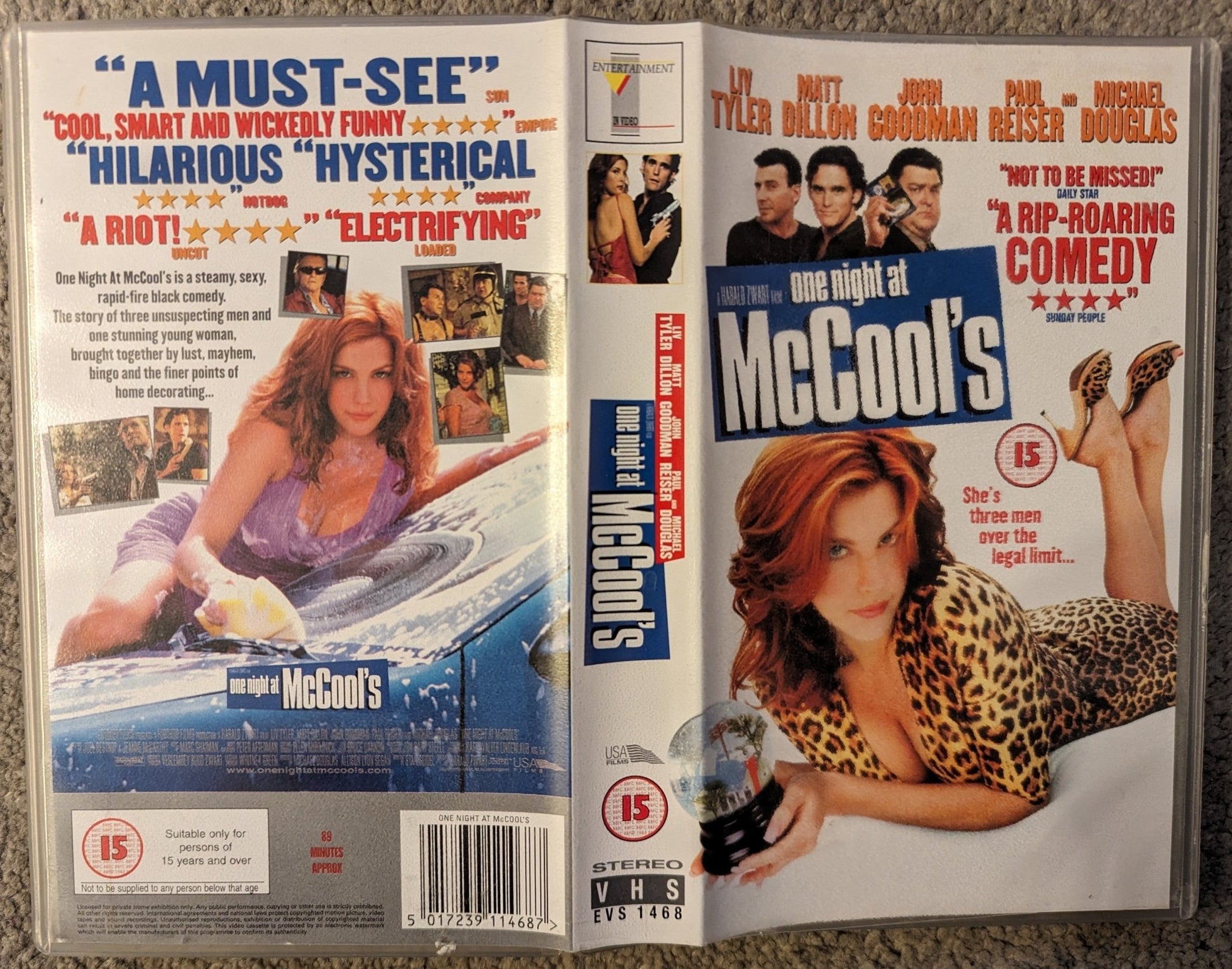 One Night At McCools (2001) VHS Video - Flippin Retro Video Shop