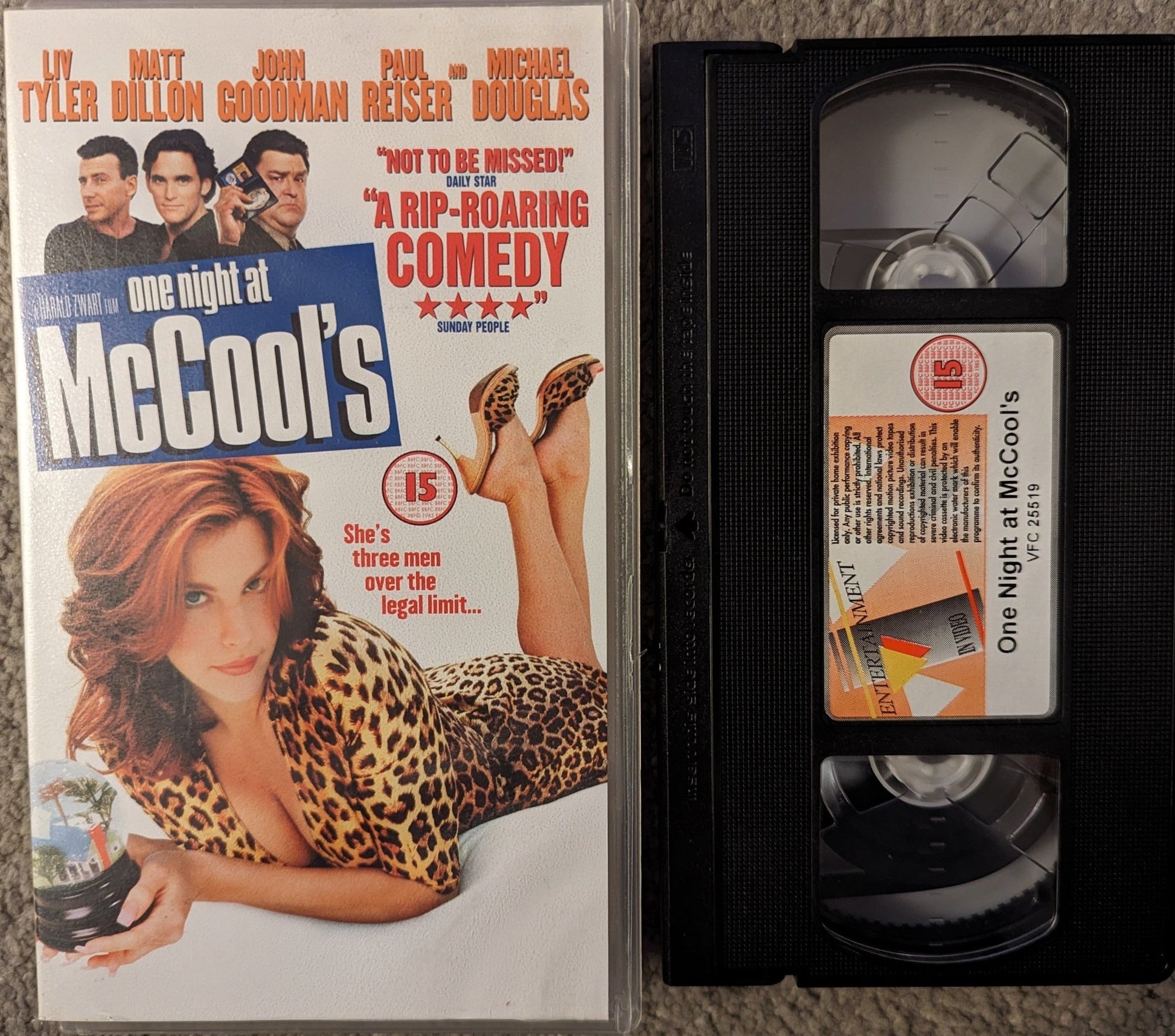 One Night At McCools (2001) VHS Video - Flippin Retro Video Shop