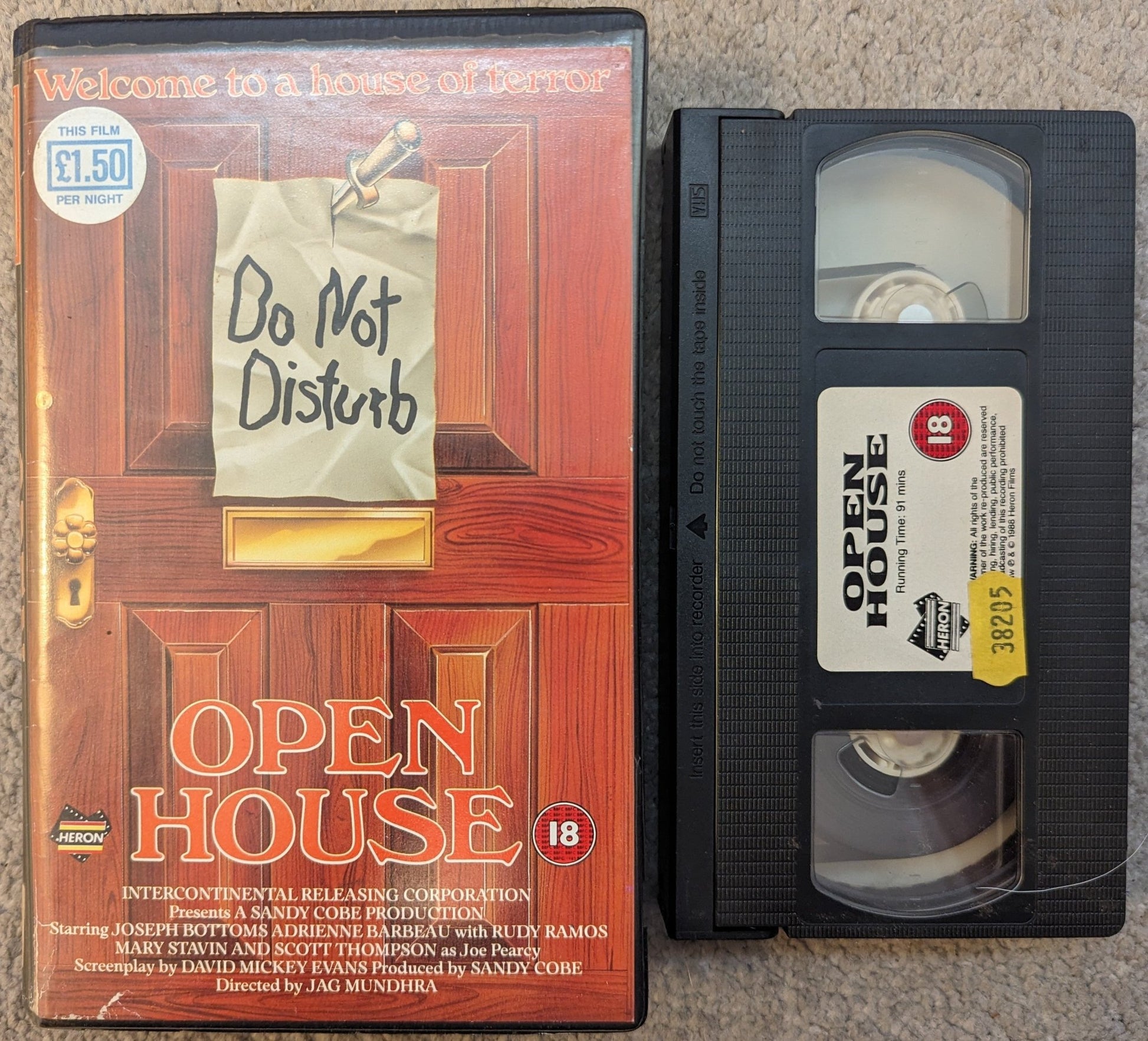 Open House (1987) VHS Video Ex Rental - Flippin Retro Video Shop