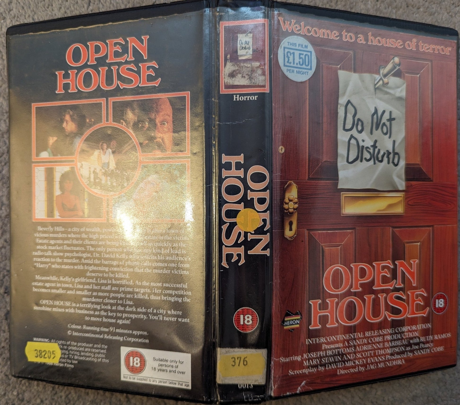 Open House (1987) VHS Video Ex Rental - Flippin Retro Video Shop